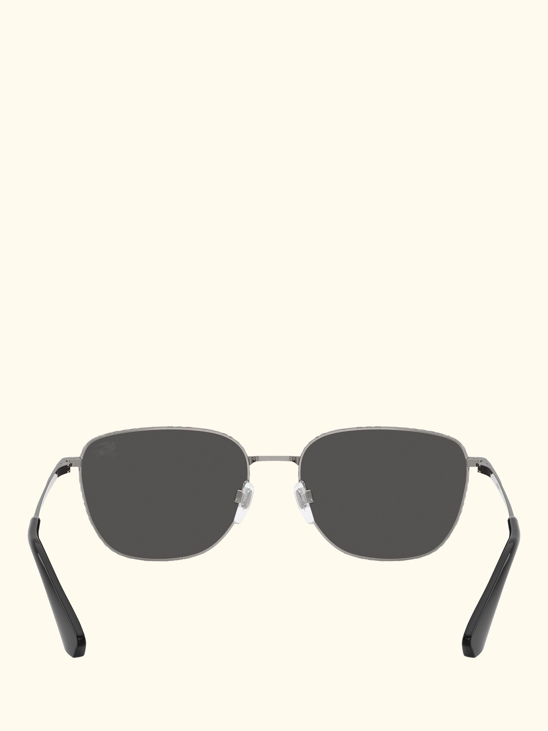 BE3171 Men's Square Sunglasses, Gunmetal/Dark Grey