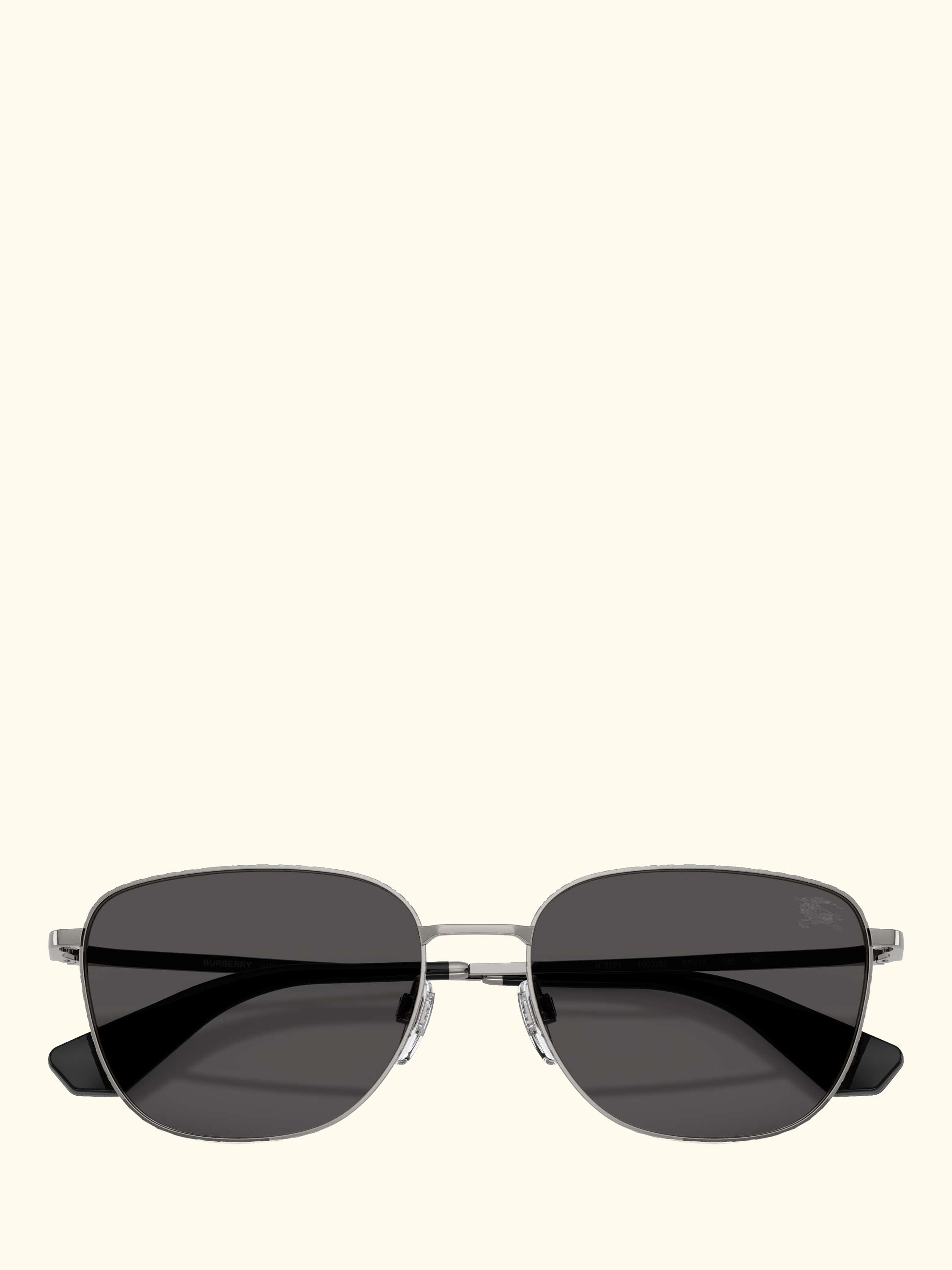 BE3171 Men's Square Sunglasses, Gunmetal/Dark Grey