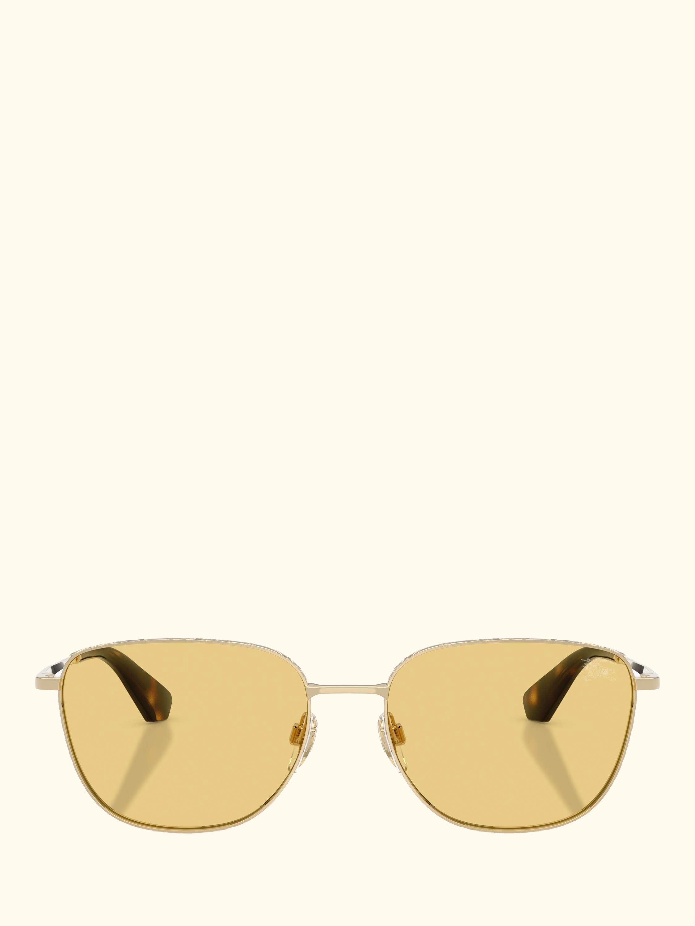 BE3171 Men's Square Sunglasses, Light Gold/Yellow