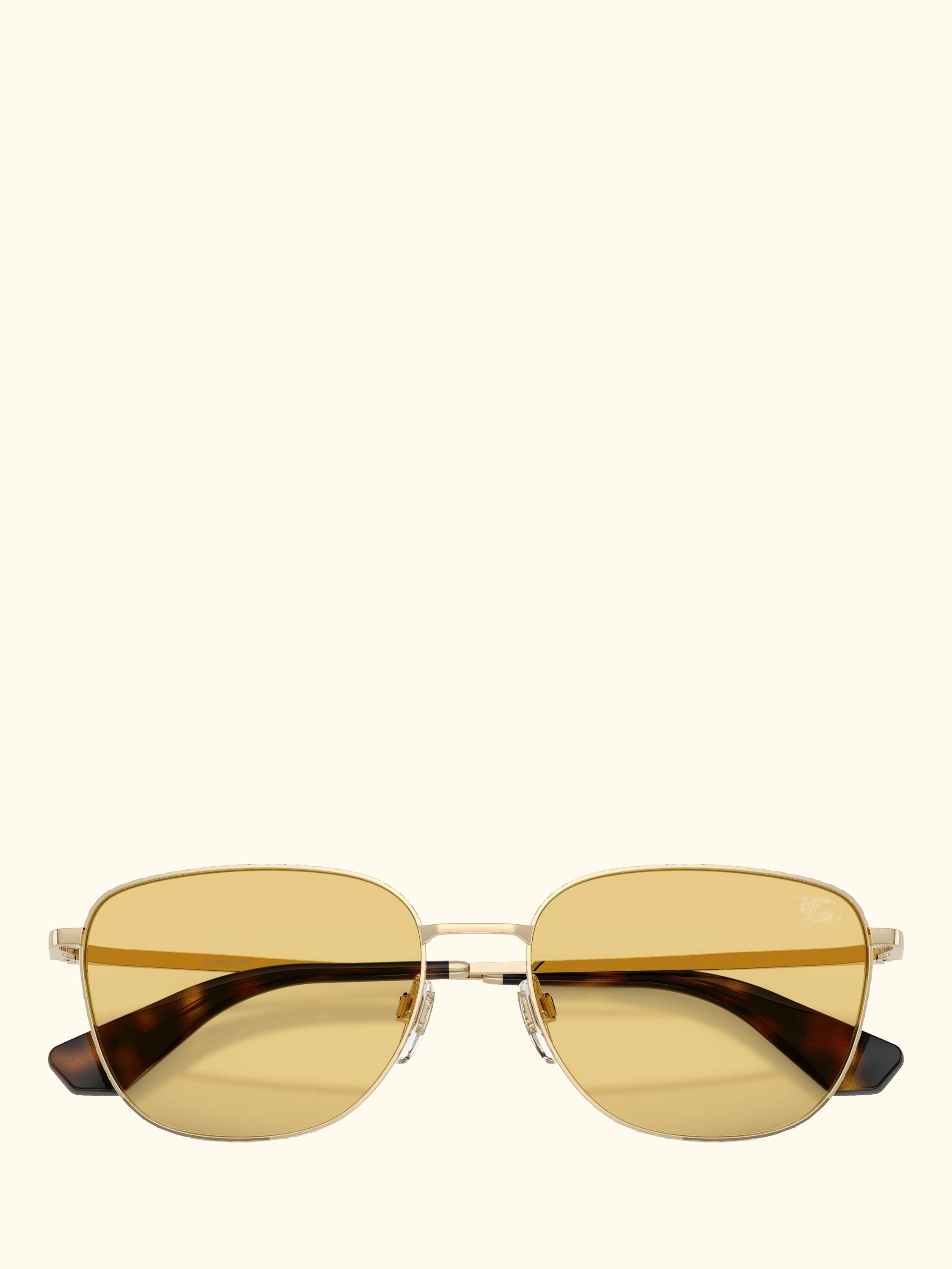 BE3171 Men's Square Sunglasses, Light Gold/Yellow