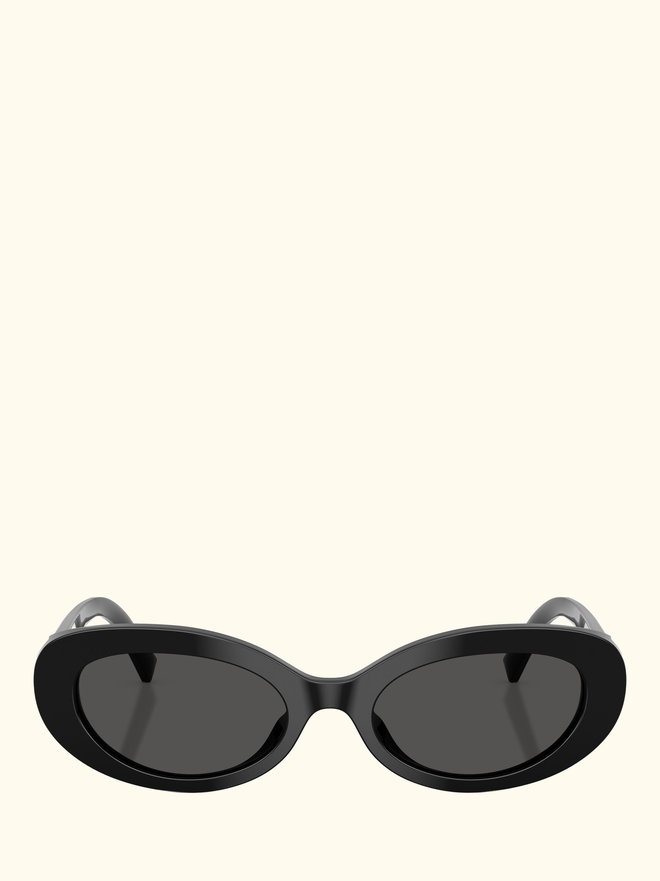 DG4537 Women's Oval Sunglasses, Black/Grey