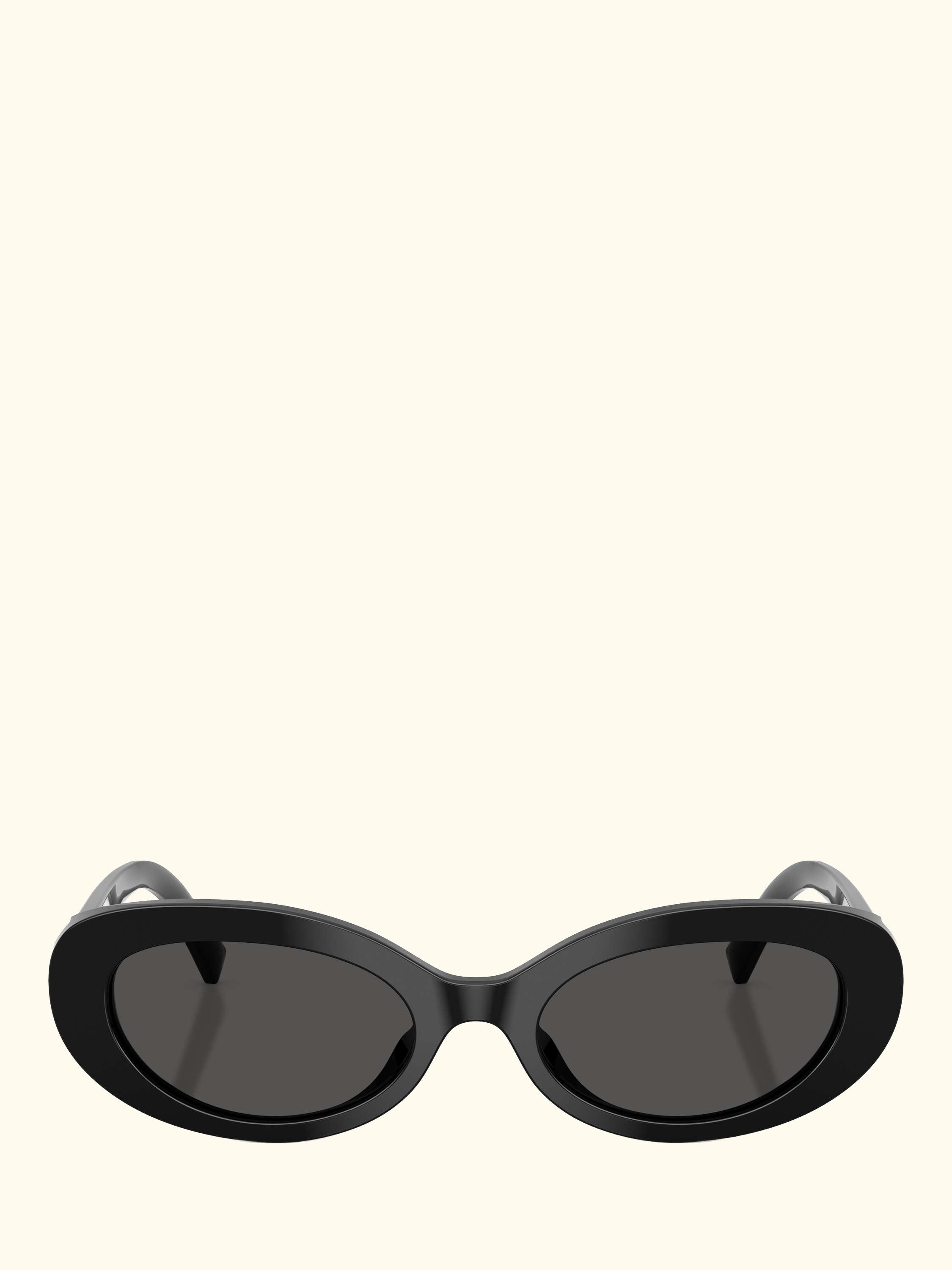 DG4537 Women's Oval Sunglasses, Black/Grey