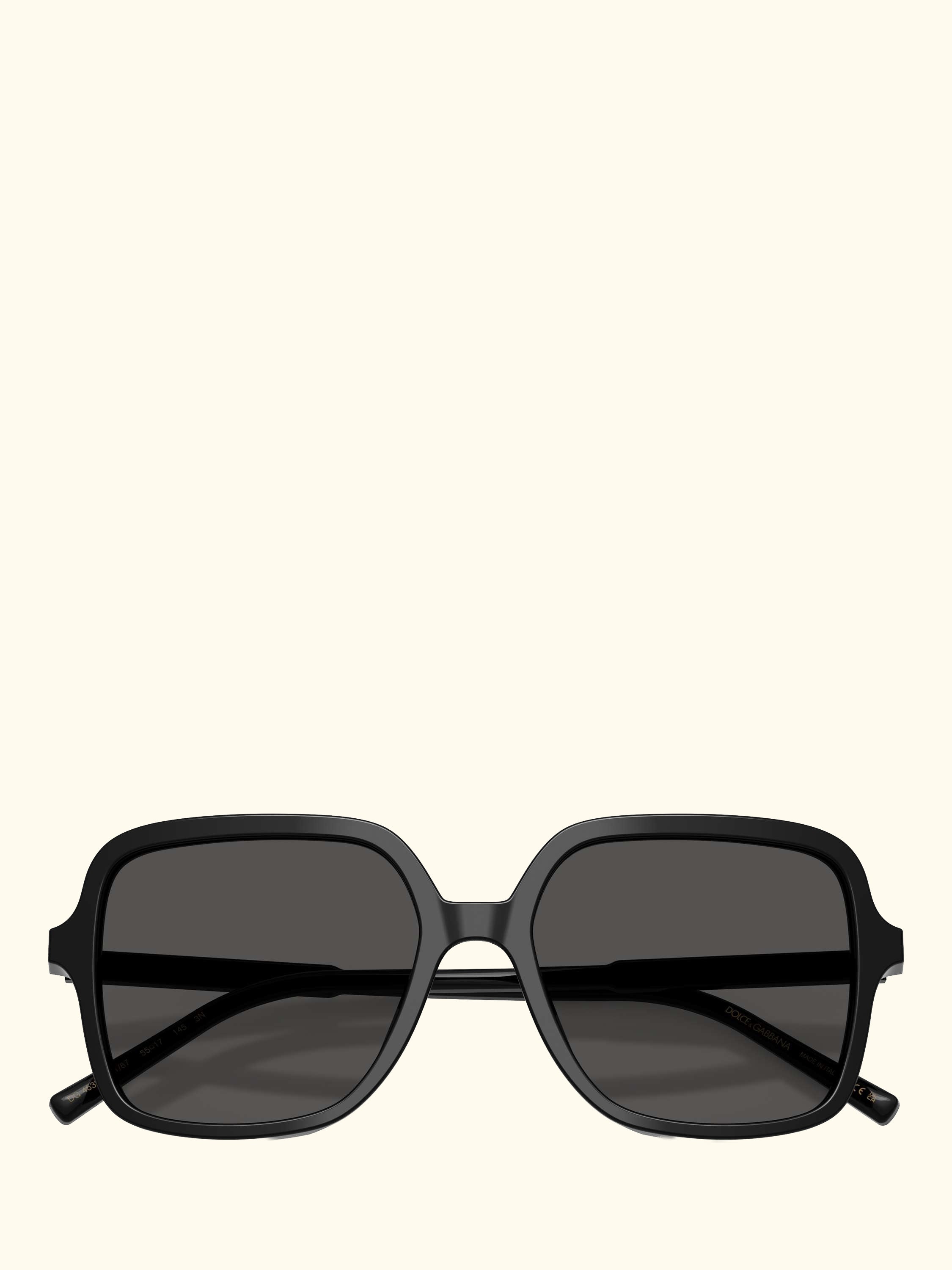 DG4539 Women's Square Sunglasses, Black
