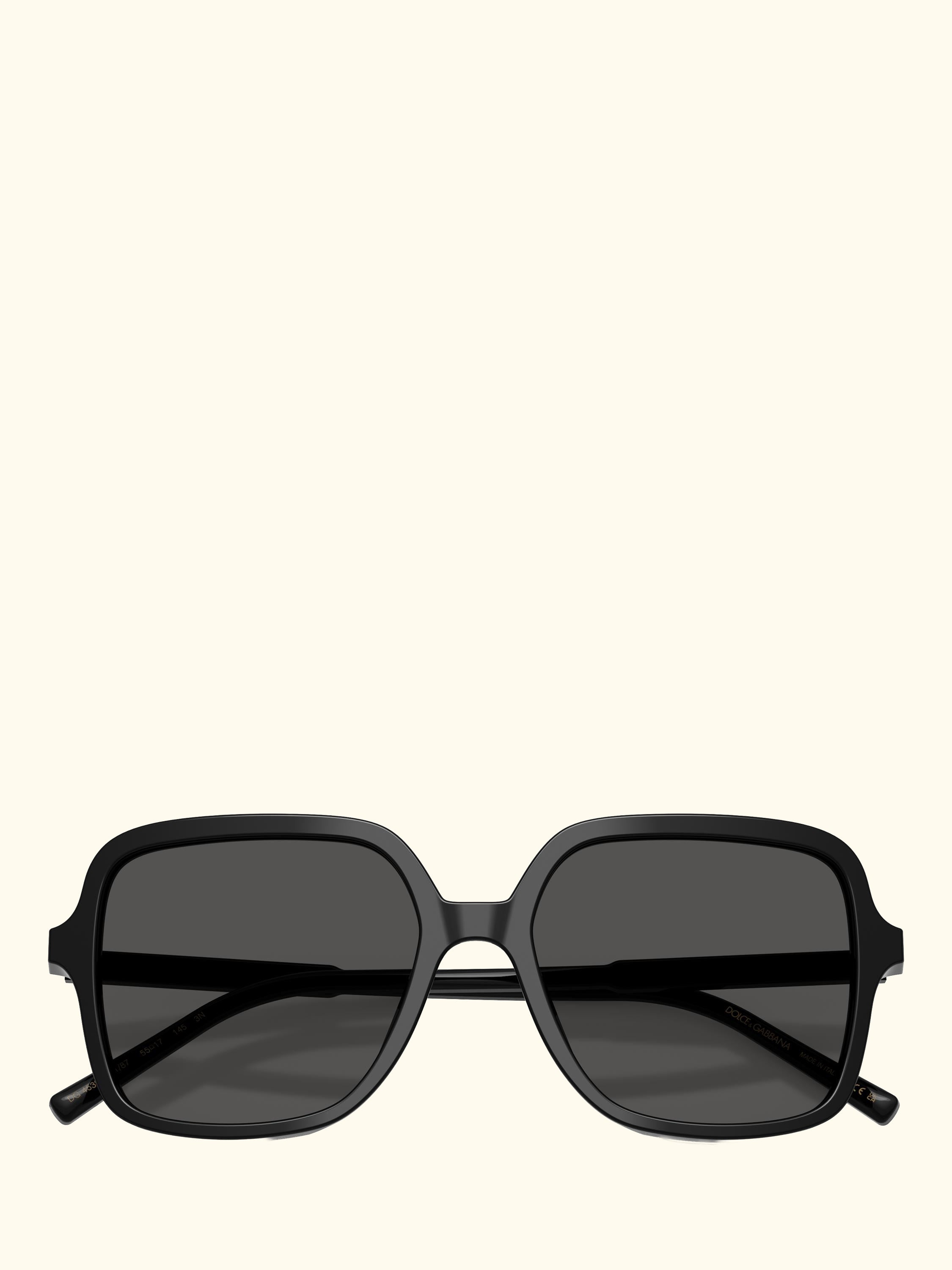 DG4539 Women's Square Sunglasses, Black