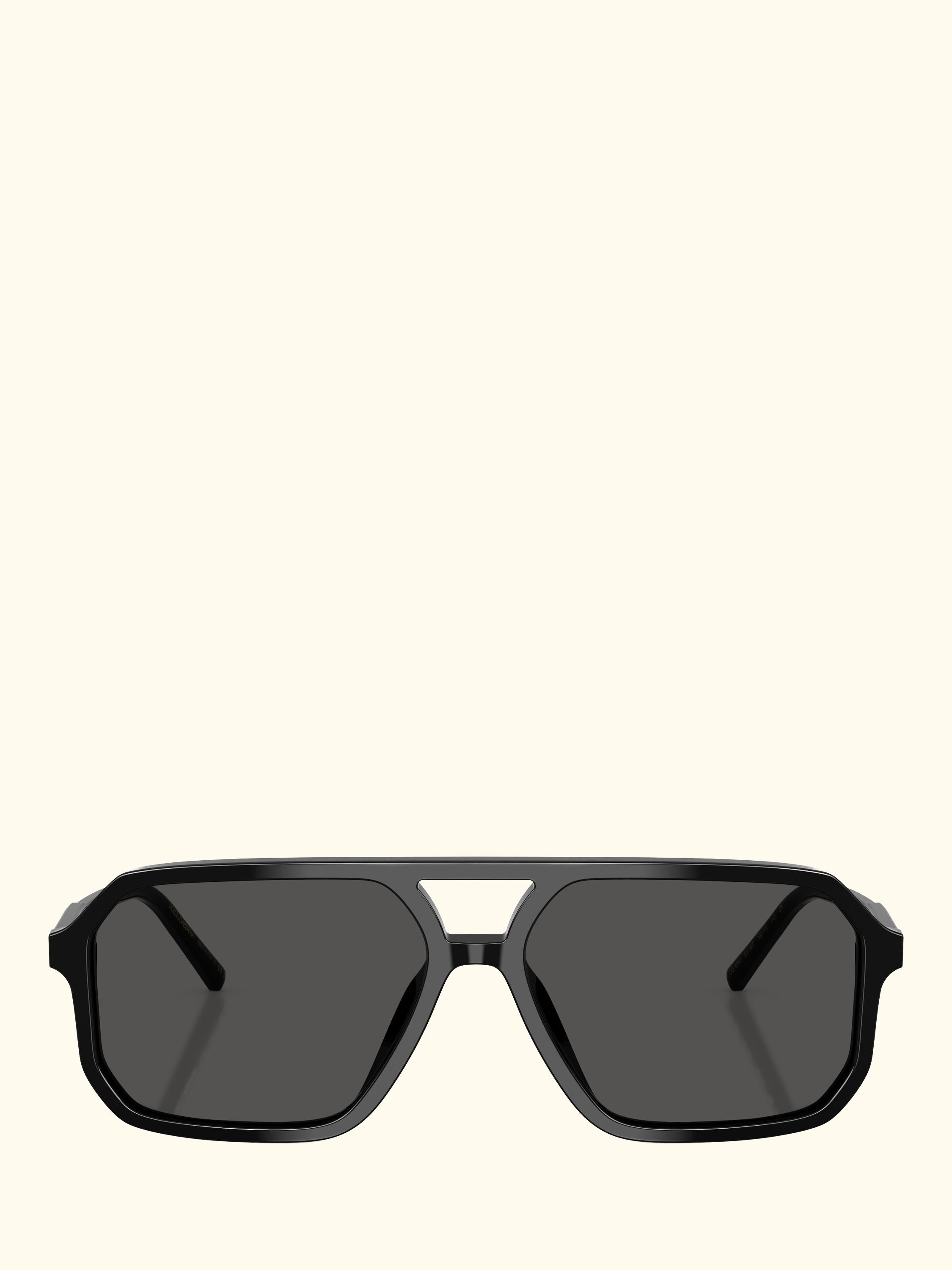 DG4541 Women's Square Sunglasses, Black/Grey