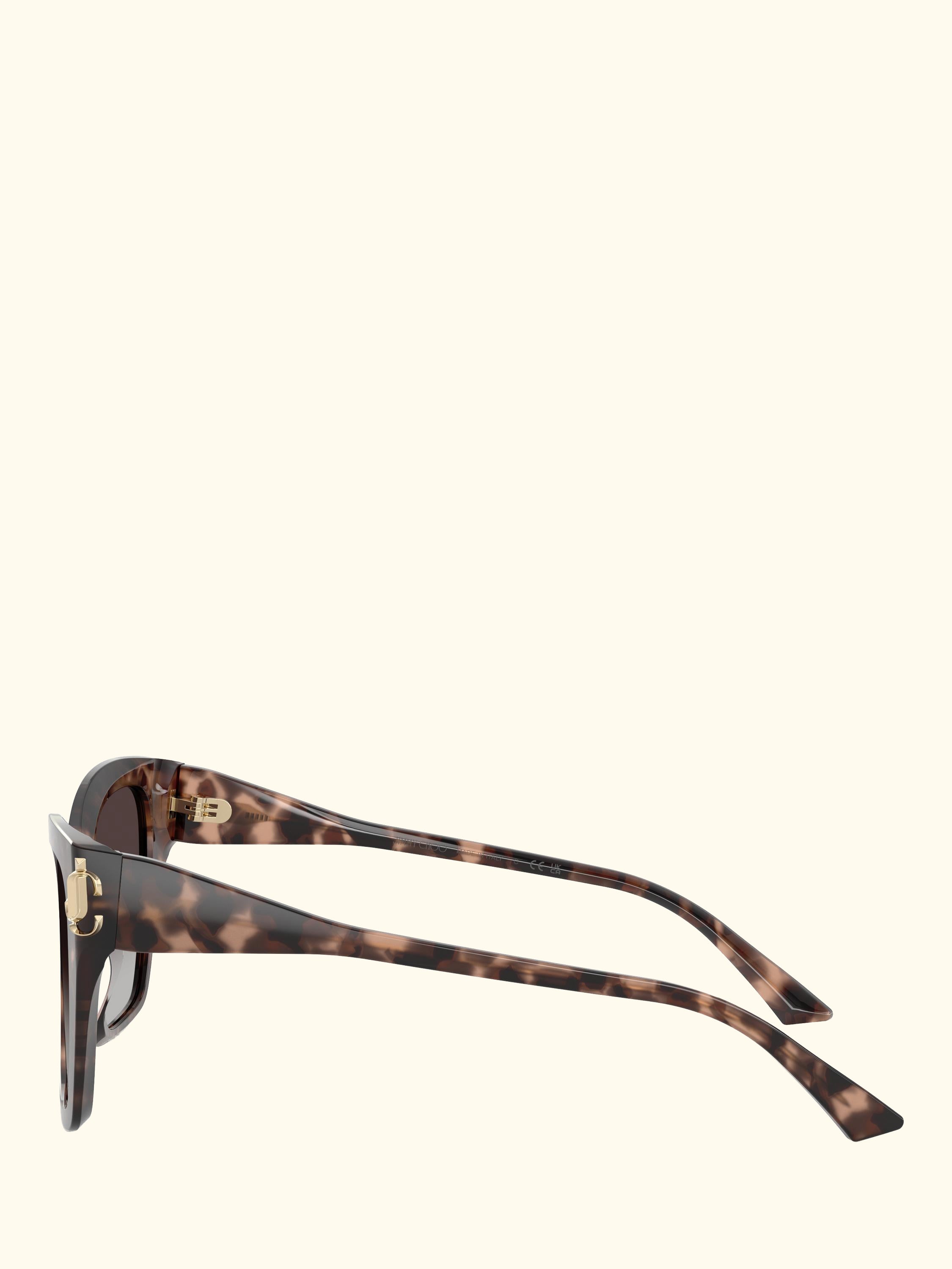 JC5012 Women's Square Sunglasses, Pink Havana/Grey Gradient