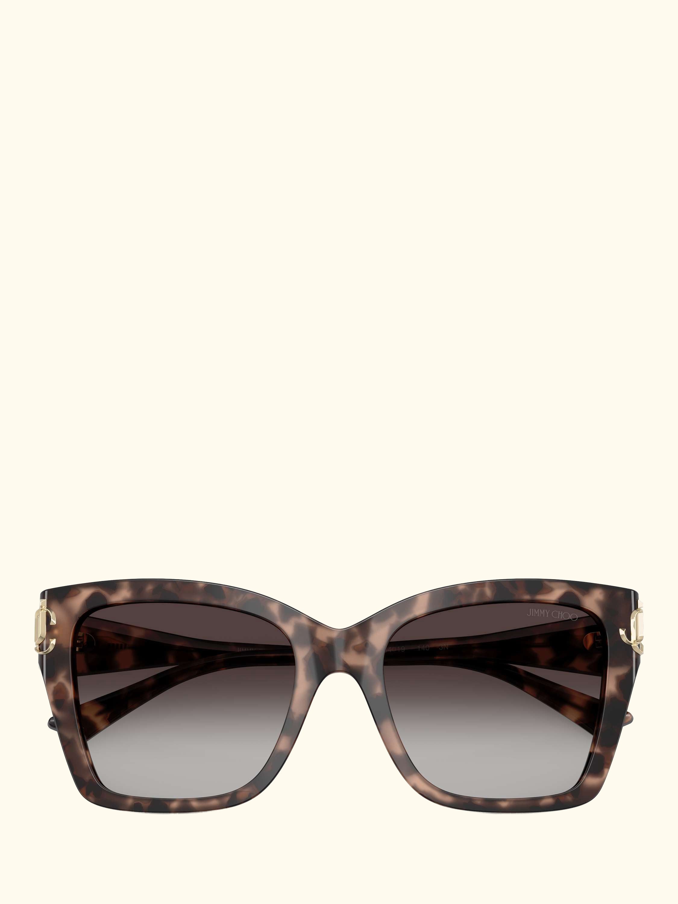 JC5012 Women's Square Sunglasses, Pink Havana/Grey Gradient