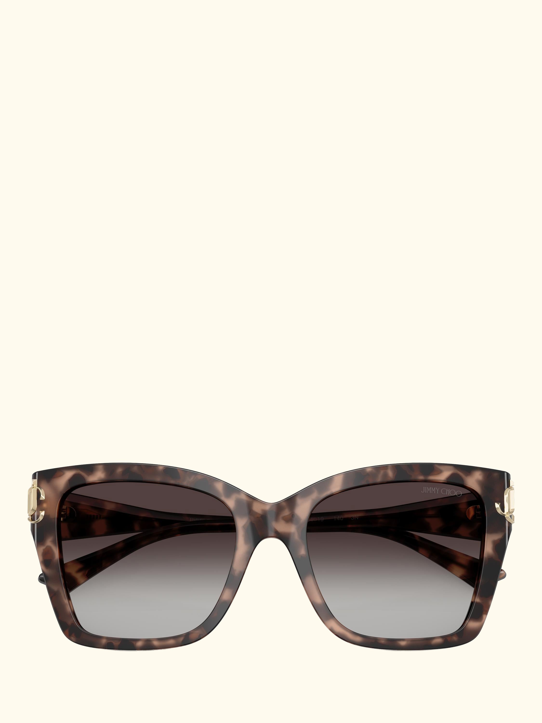 JC5012 Women's Square Sunglasses, Pink Havana/Grey Gradient