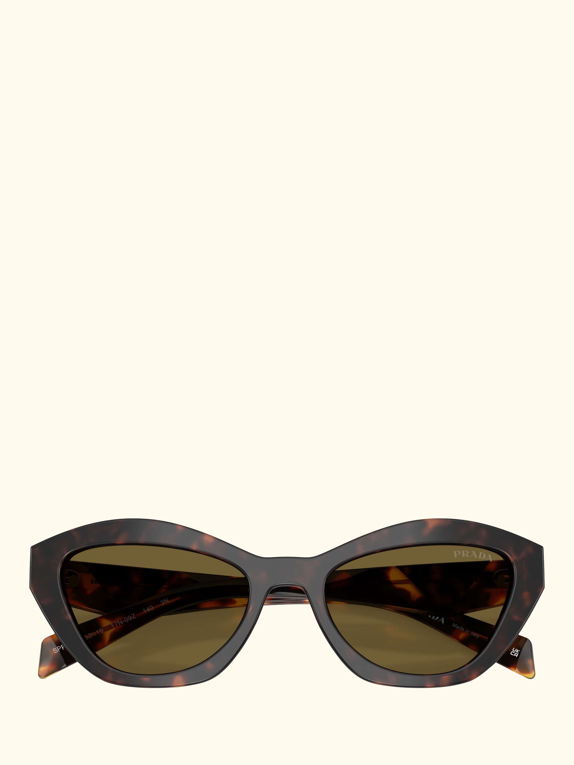PR A02S Women's Cat Eye Sunglasses, Root Tortoise/Green