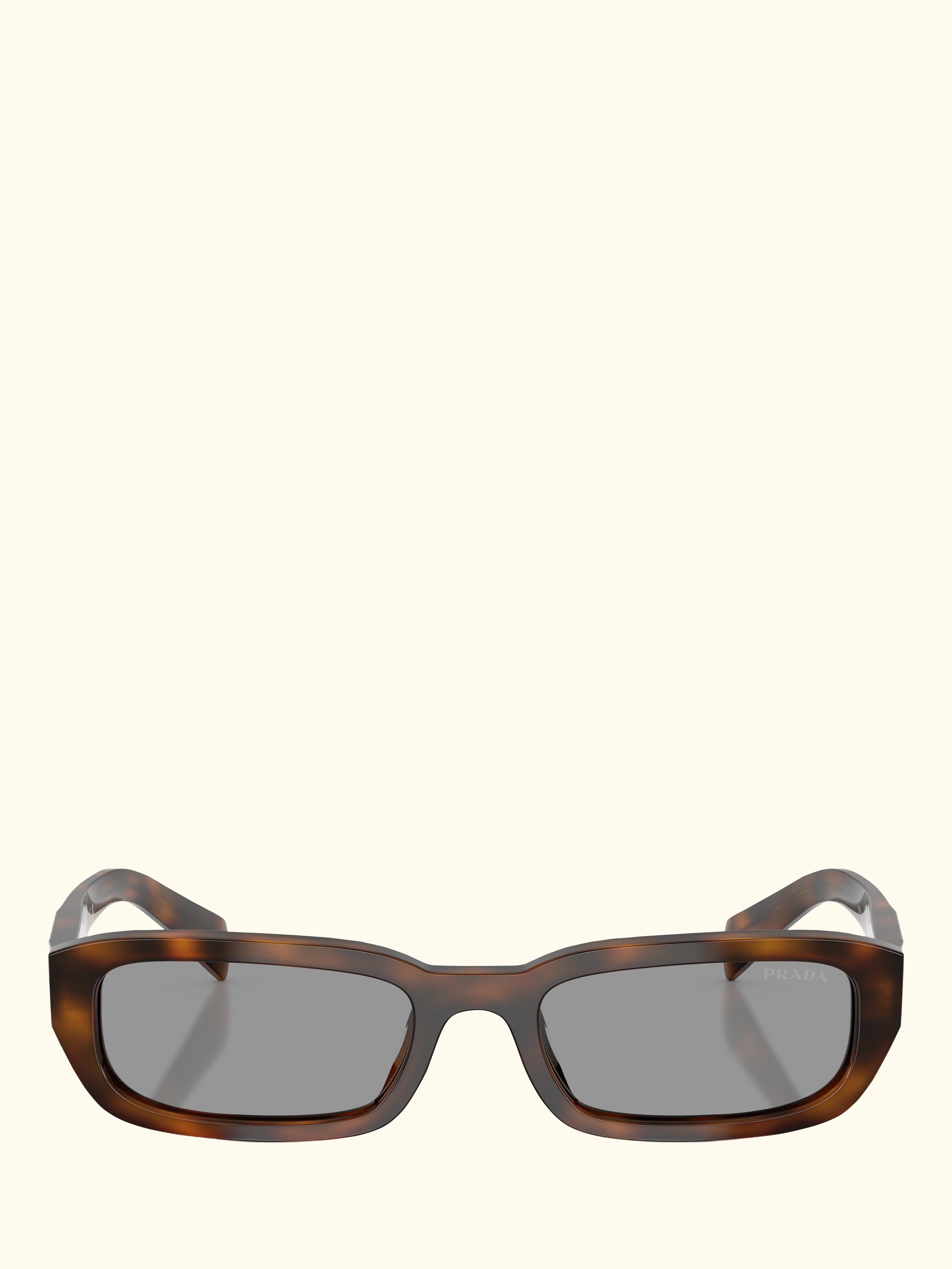 PR B06S Rectangular Sunglasses, Juniper Tortoise/Grey