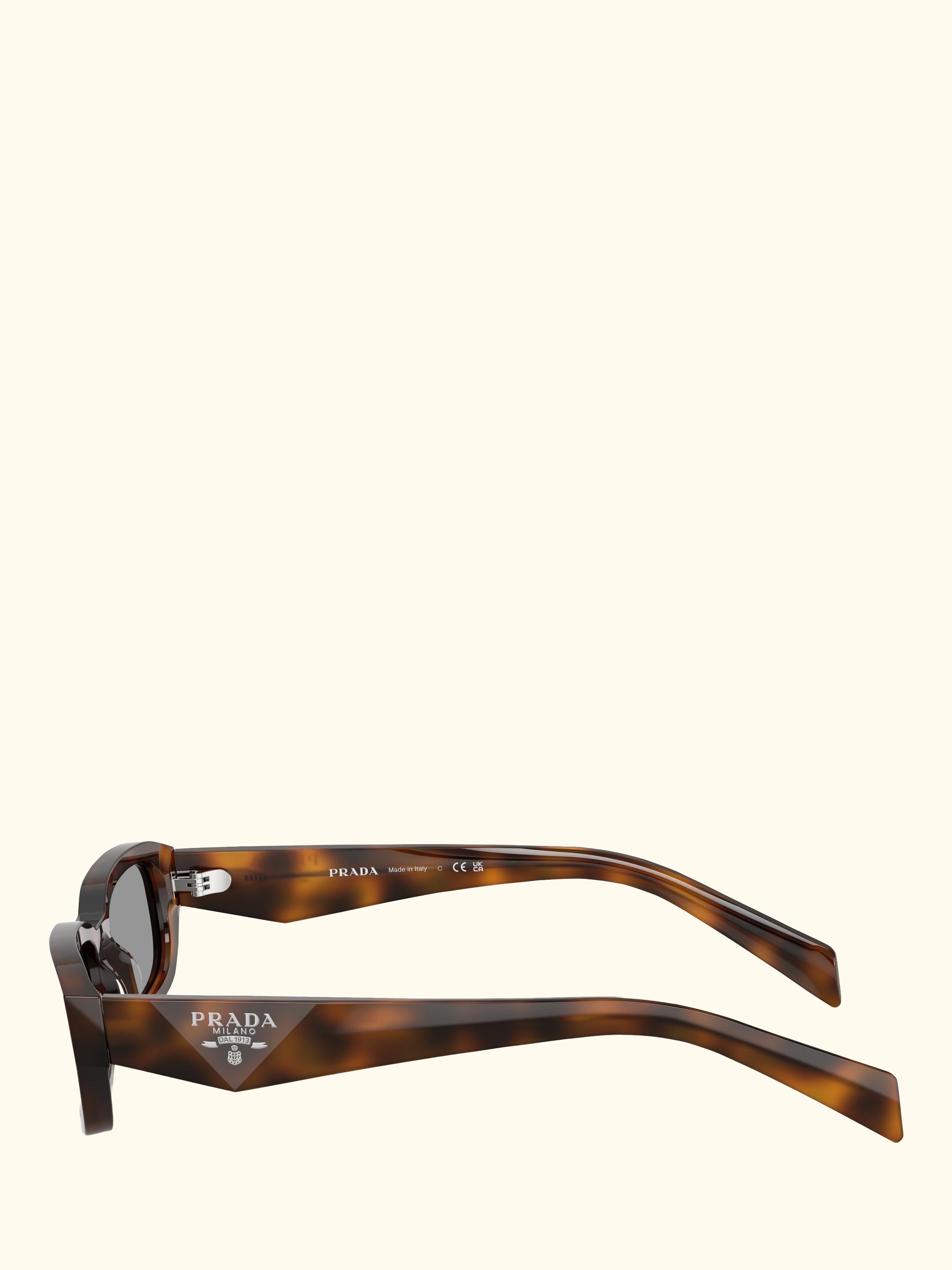 PR B06S Rectangular Sunglasses, Juniper Tortoise/Grey