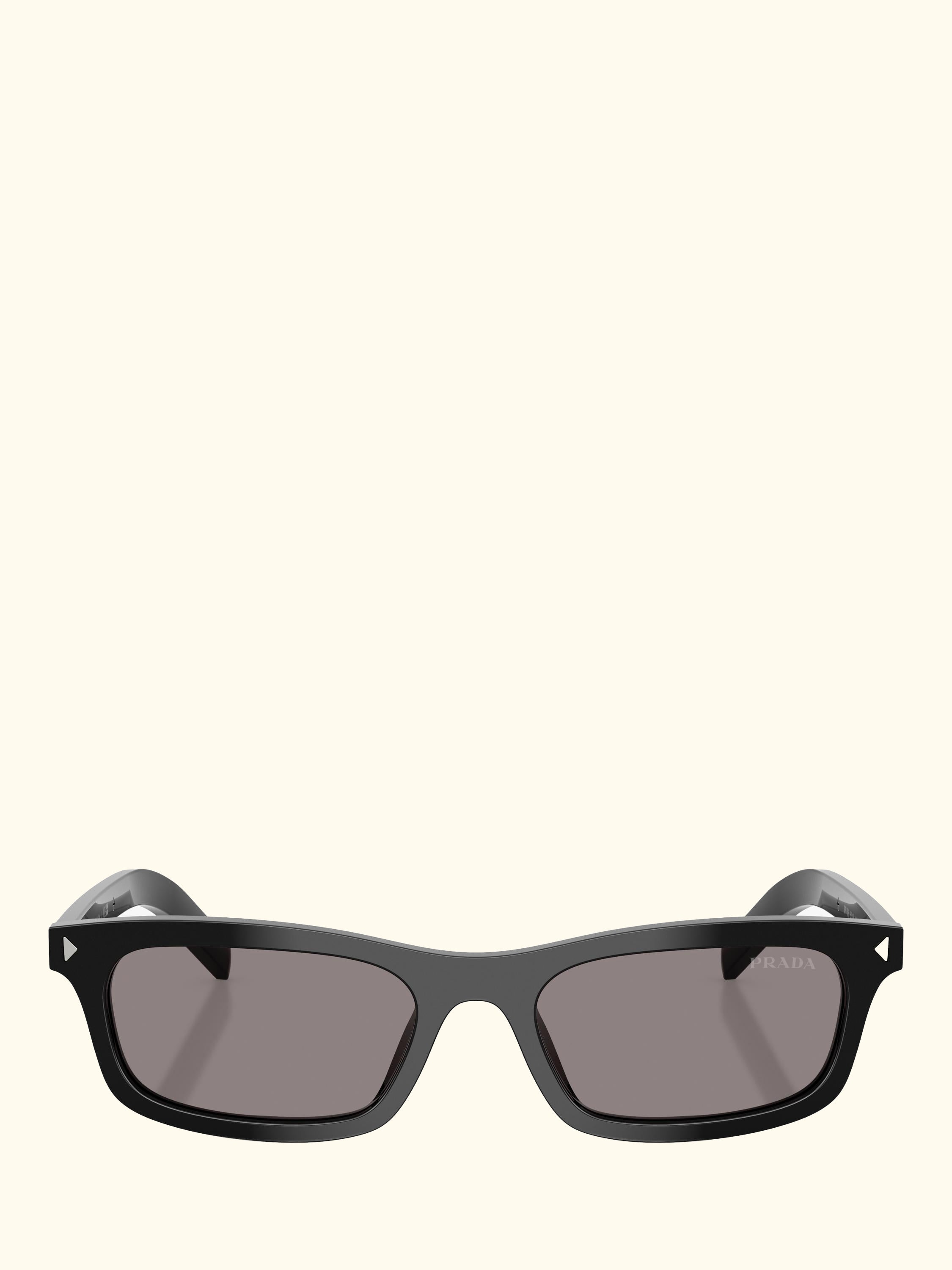 PR D05S Pillow Sunglasses, Black/Grey