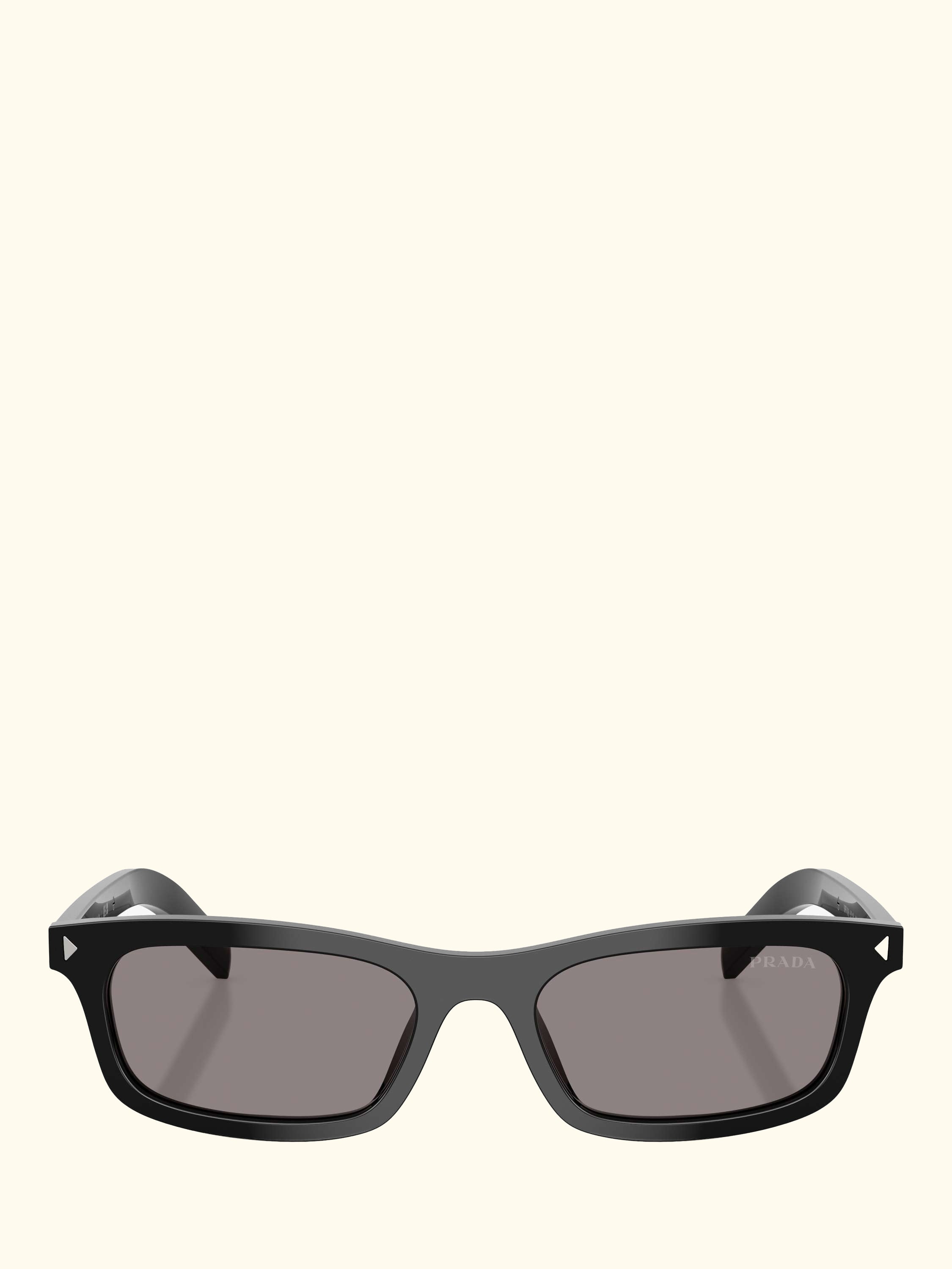 PR D05S Pillow Sunglasses, Black/Grey