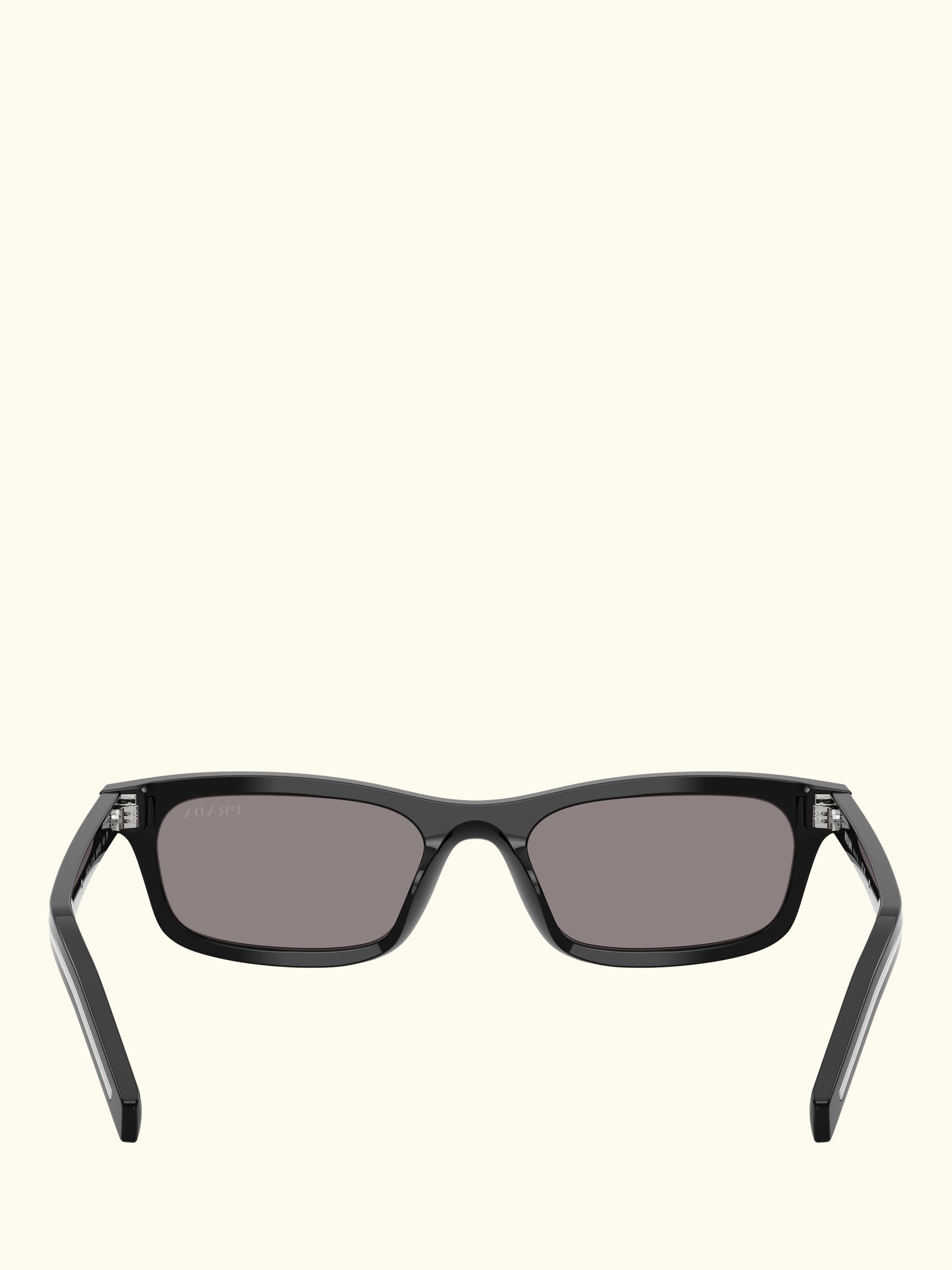 PR D05S Pillow Sunglasses, Black/Grey