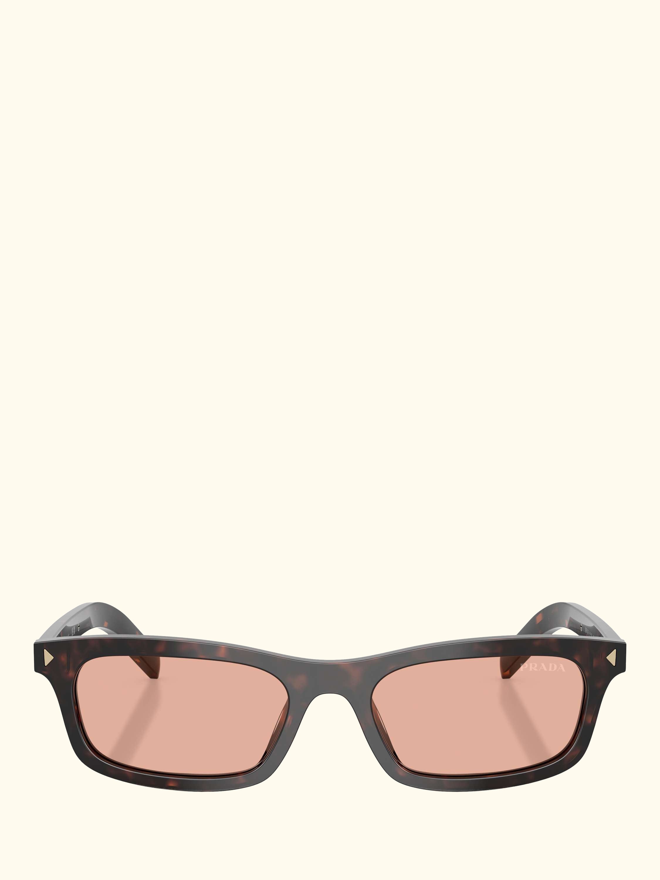 PR D05S Men's Rectangular Sunglasses, Root Tortoise/Coral