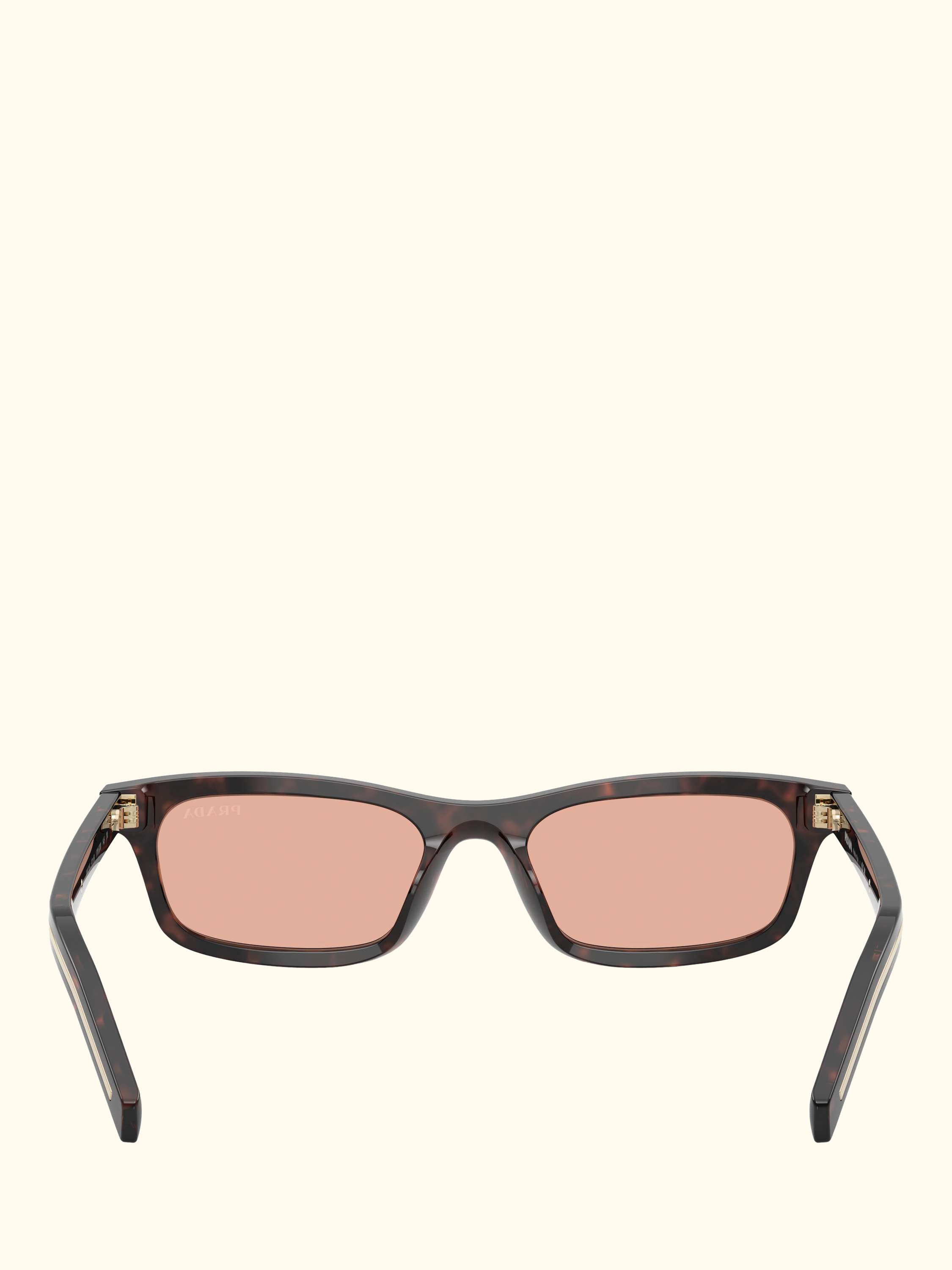 PR D05S Men's Rectangular Sunglasses, Root Tortoise/Coral