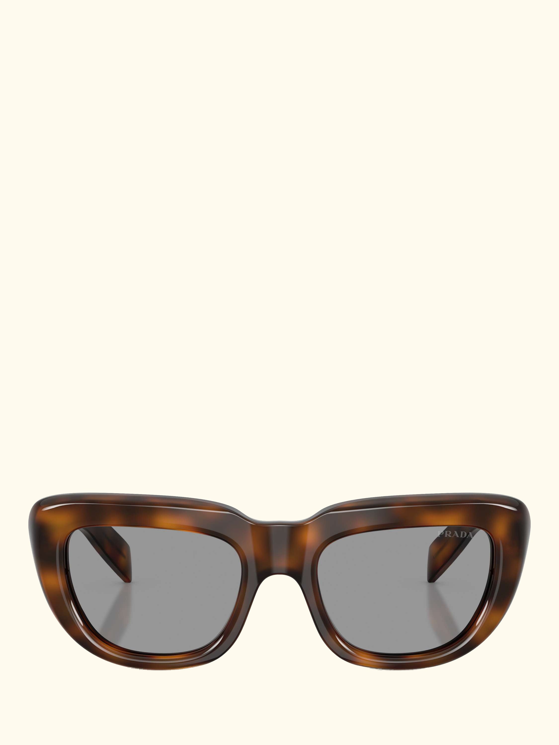 PR D07S Rectangular Sunglasses, Juniper Tortoise/Grey