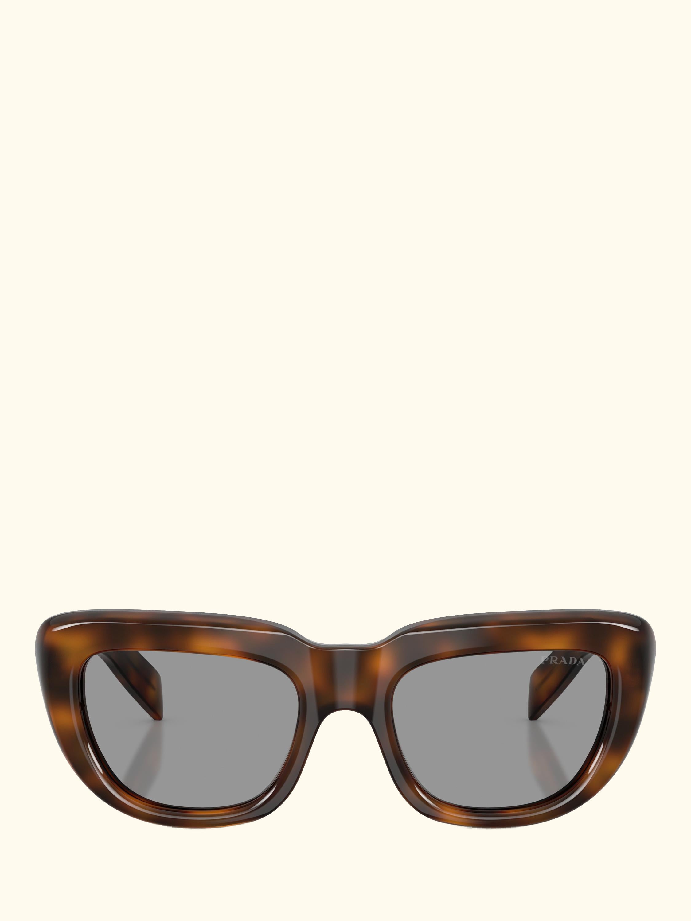PR D07S Rectangular Sunglasses, Juniper Tortoise/Grey