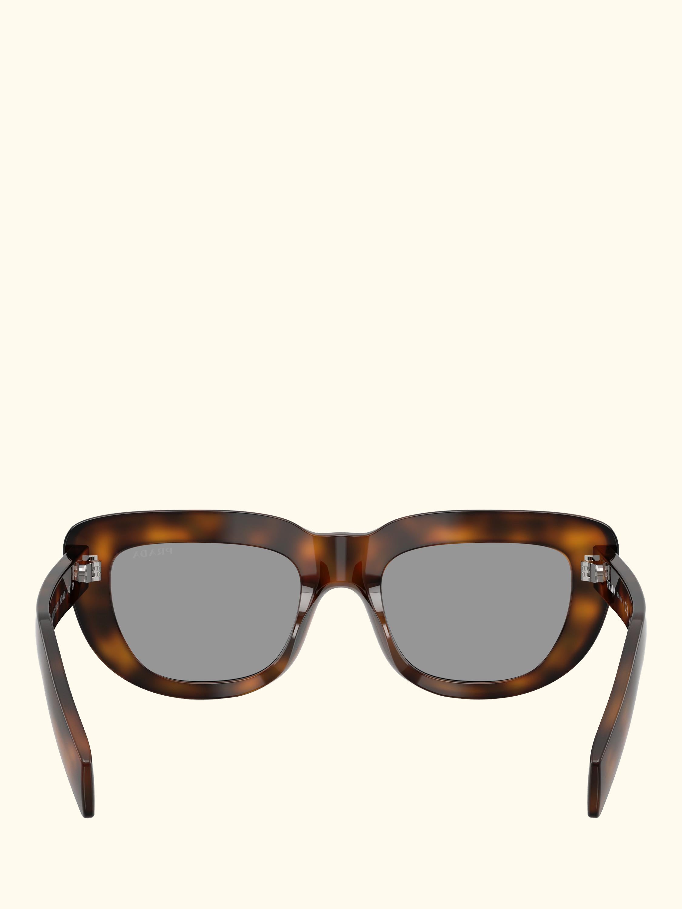 PR D07S Rectangular Sunglasses, Juniper Tortoise/Grey