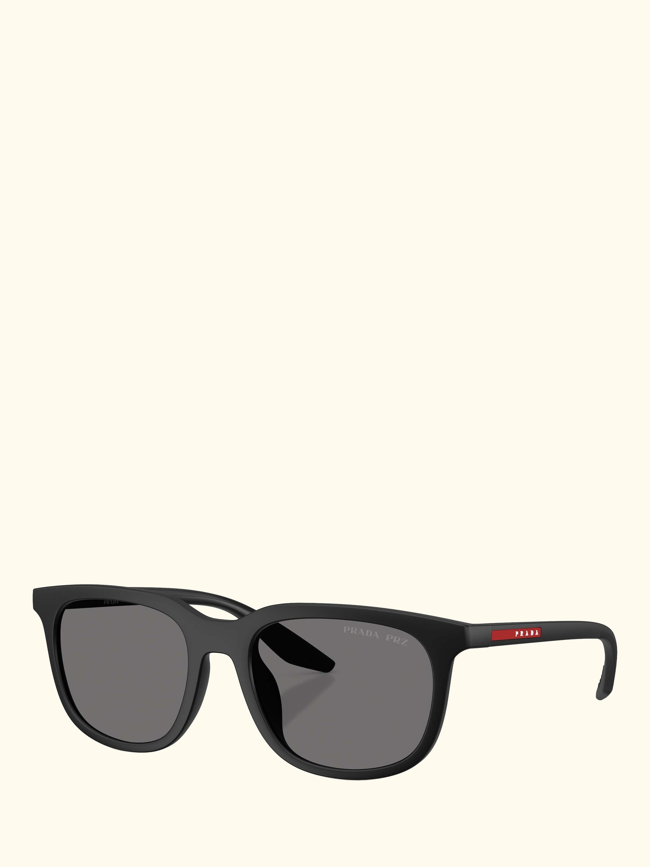 PS B09SU Men's Polarised Pillow Sunglasses, Matte Black/Grey