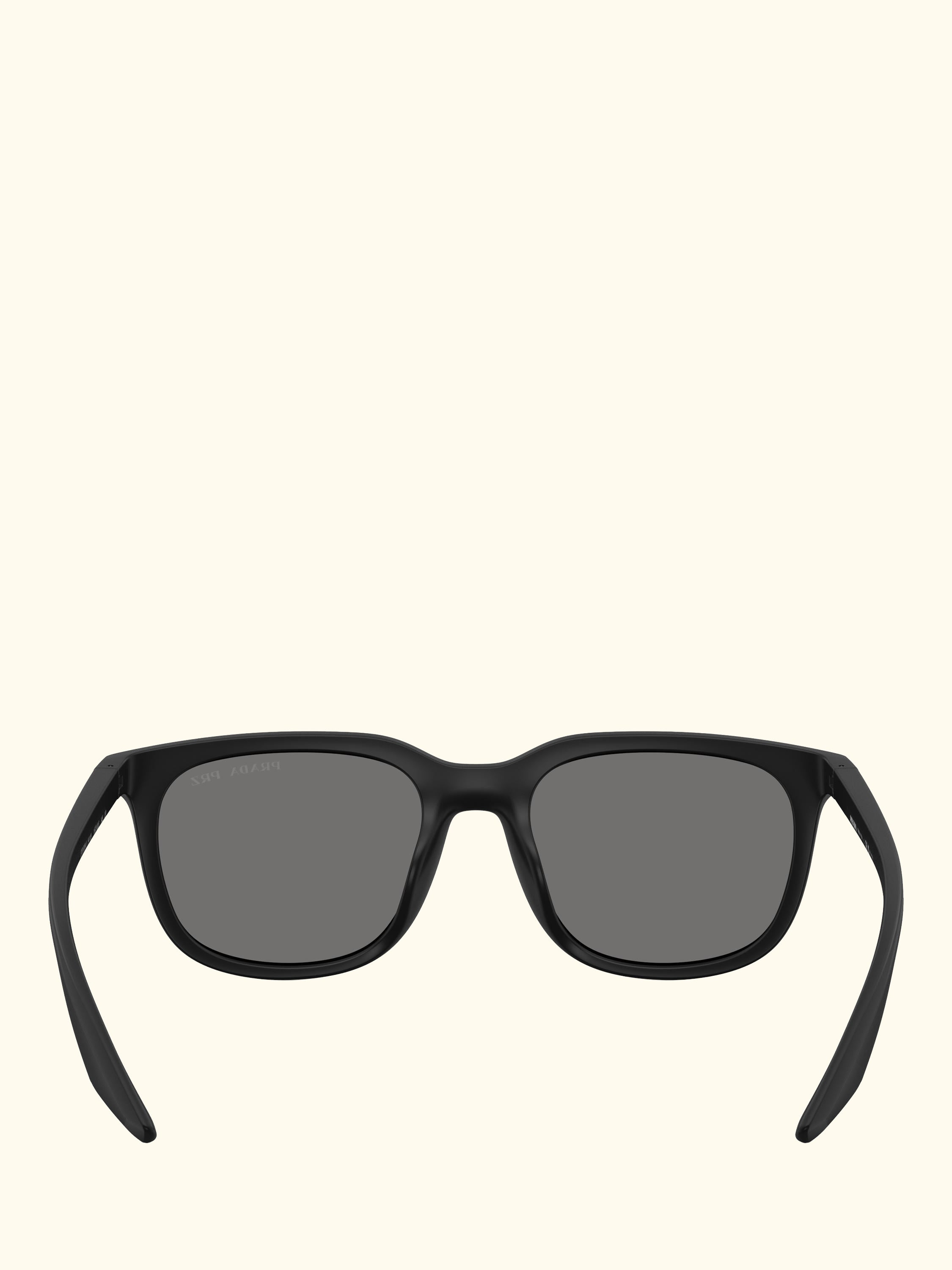 PS B09SU Men's Polarised Pillow Sunglasses, Matte Black/Grey