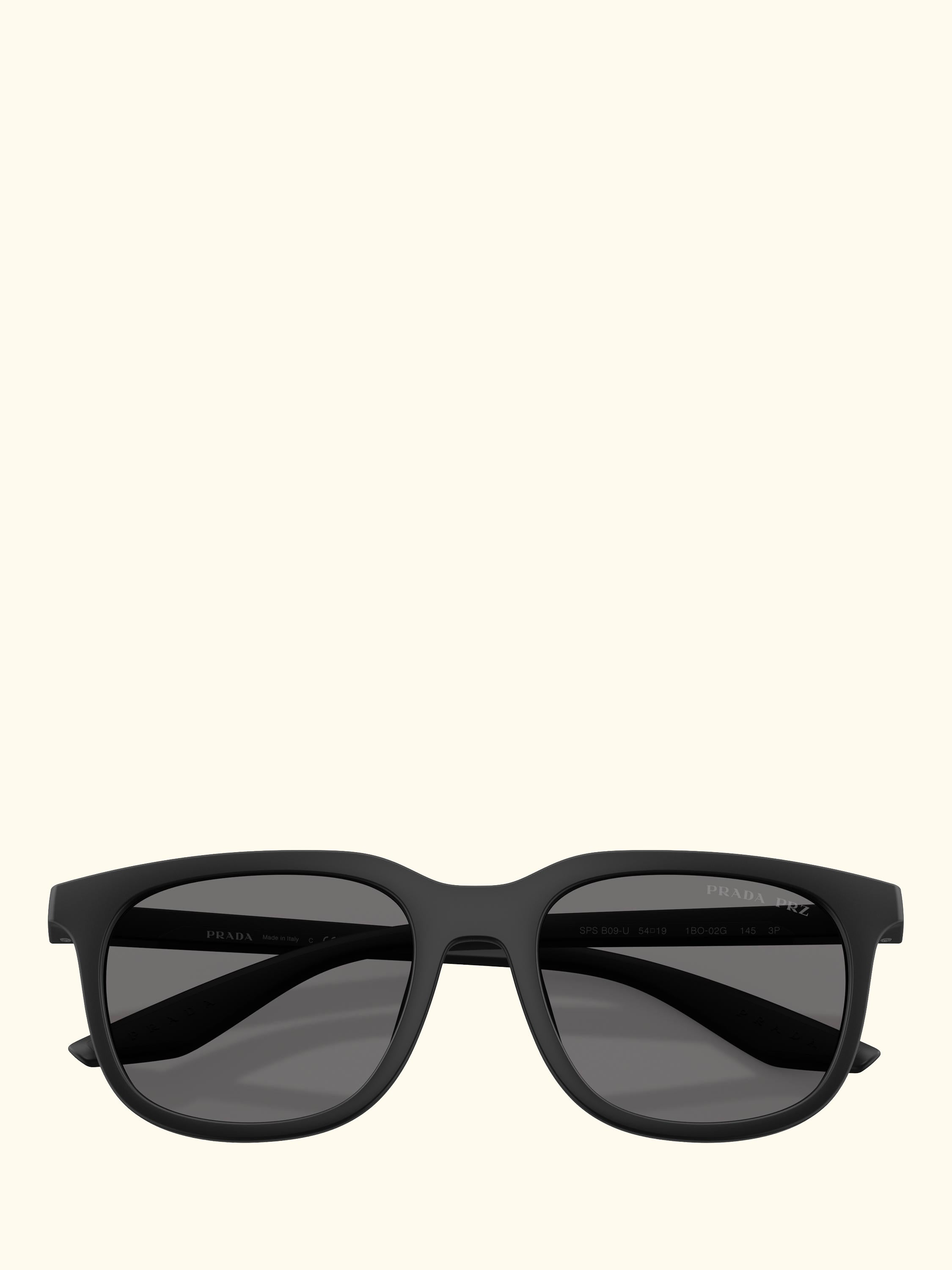 PS B09SU Men's Polarised Pillow Sunglasses, Matte Black/Grey