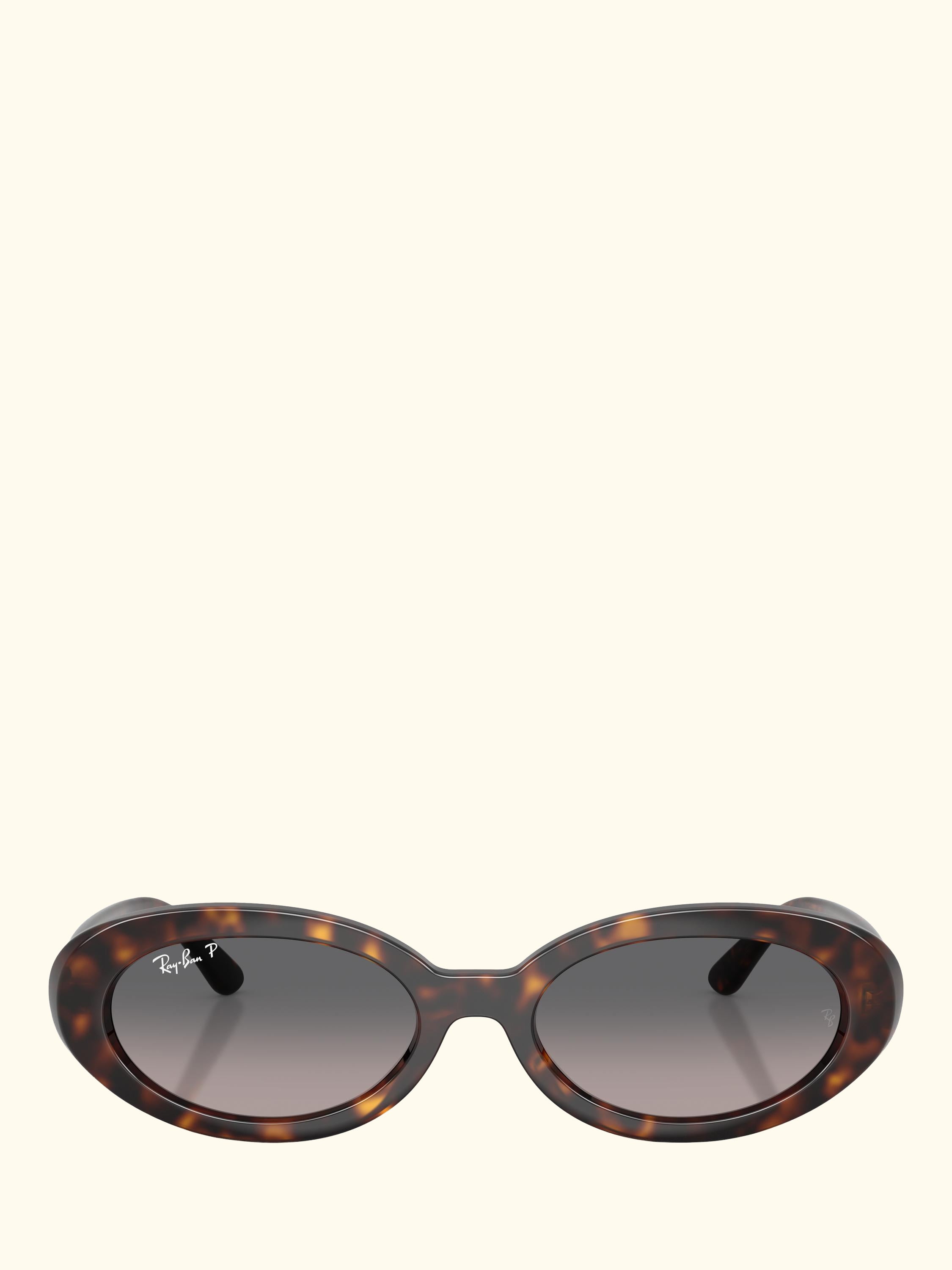 RB2223 Women's Oval Sunglasses, Havana