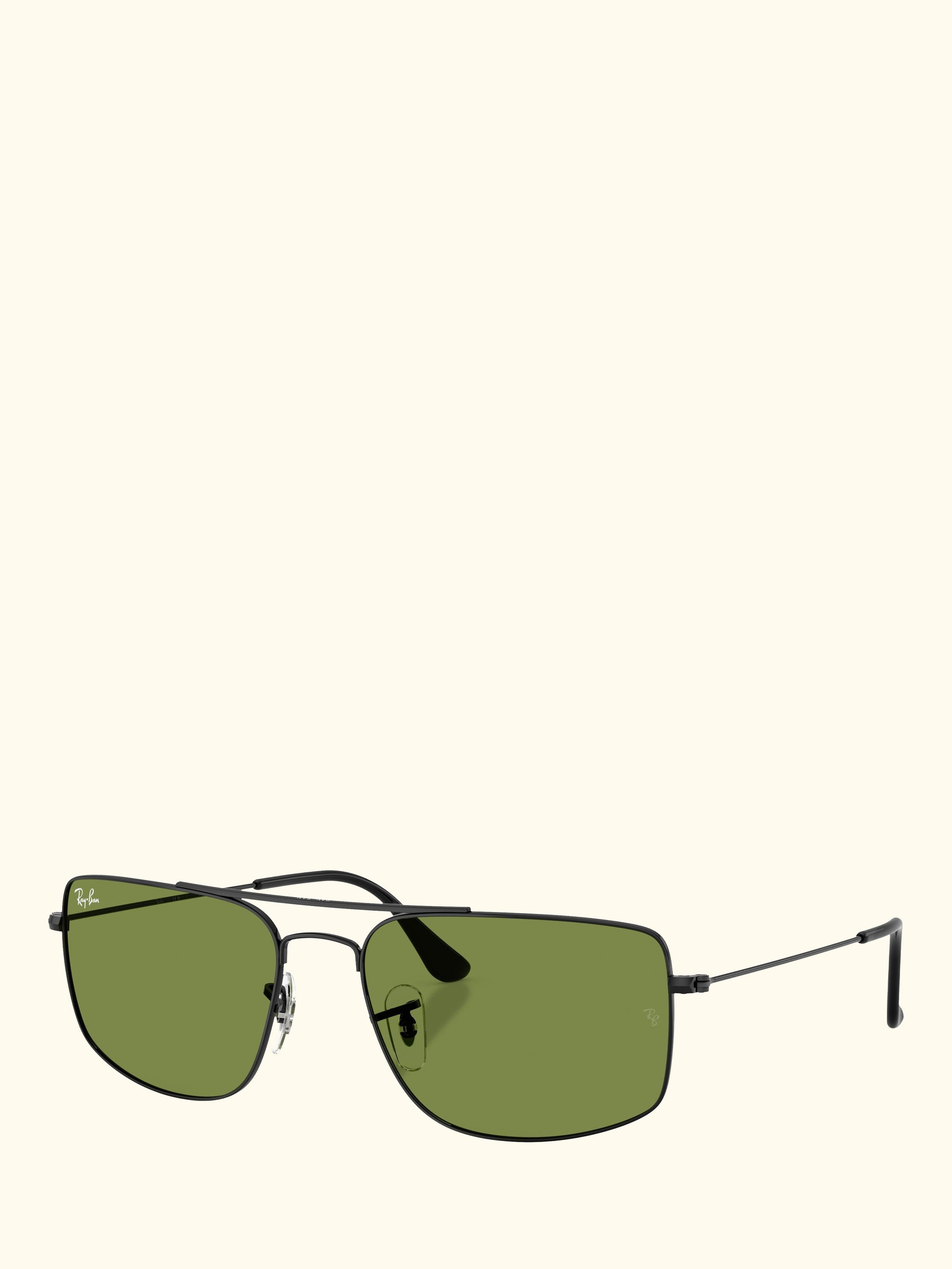 RB3779 Men's Explorer III Square Sunglasses, Black/Green