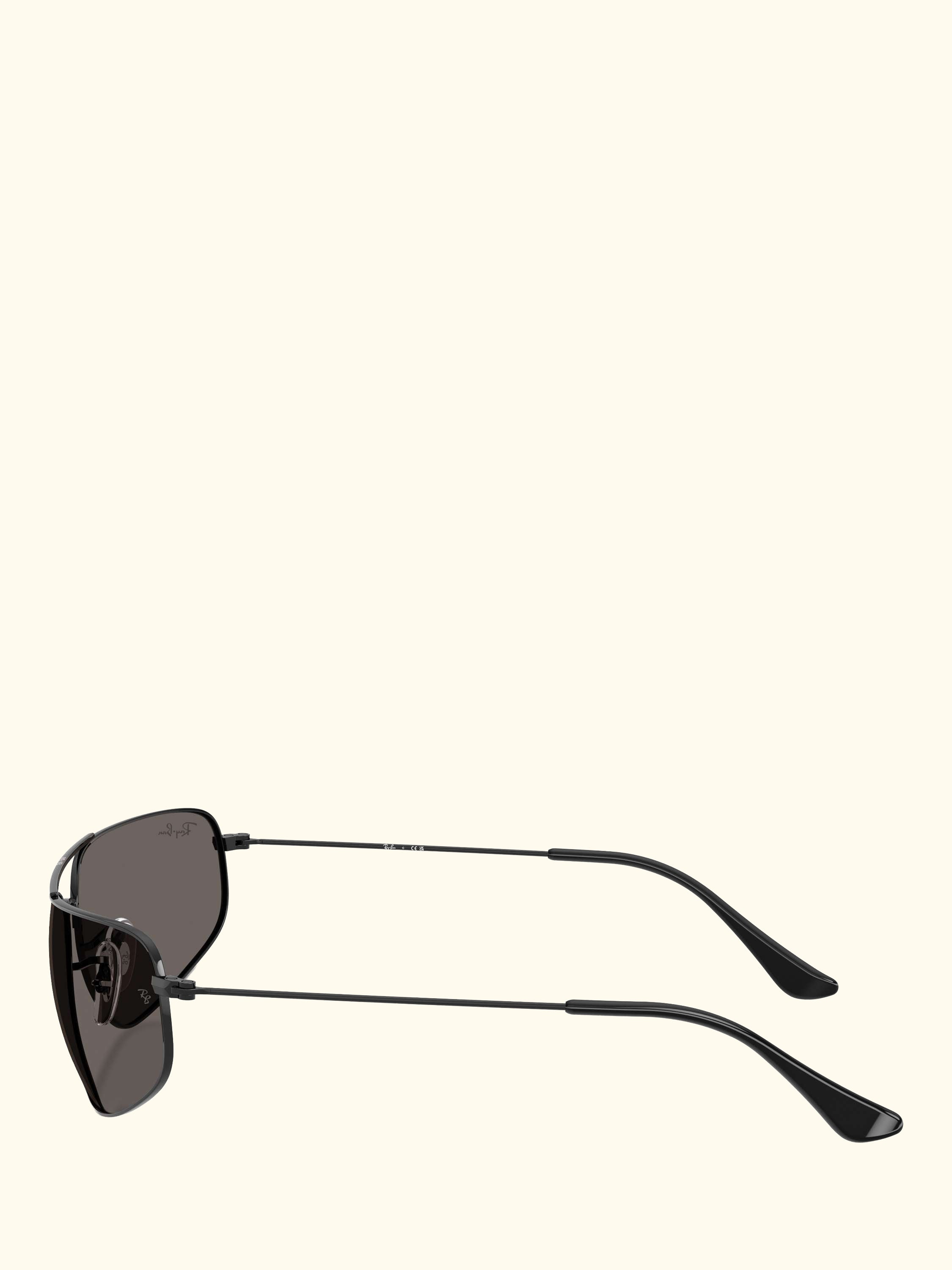 RB3780 Men's Rectangular Sunglasses, Black