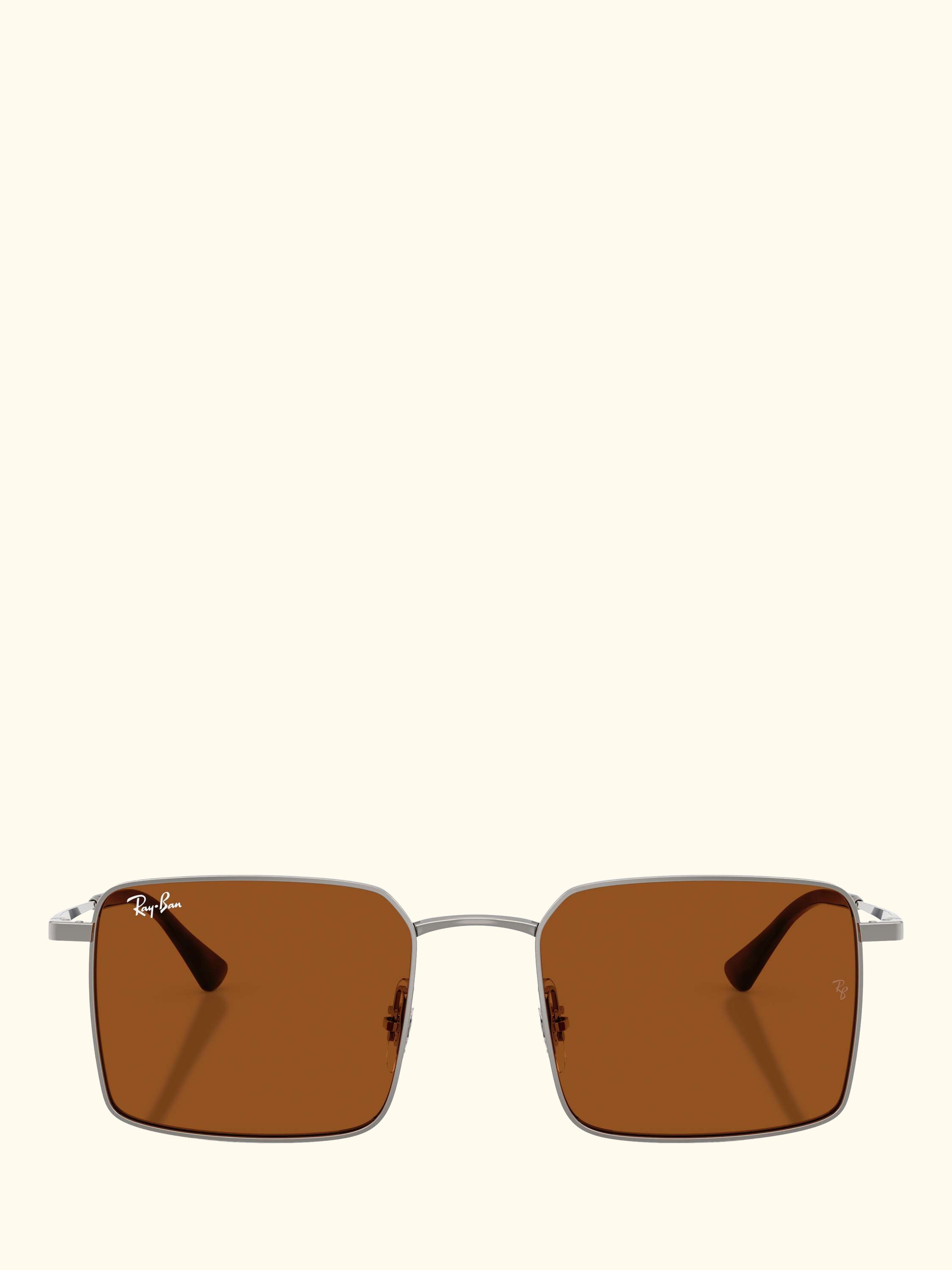 RB3782 Men's Idan Square Sunglasses, Gunmetal/Brown