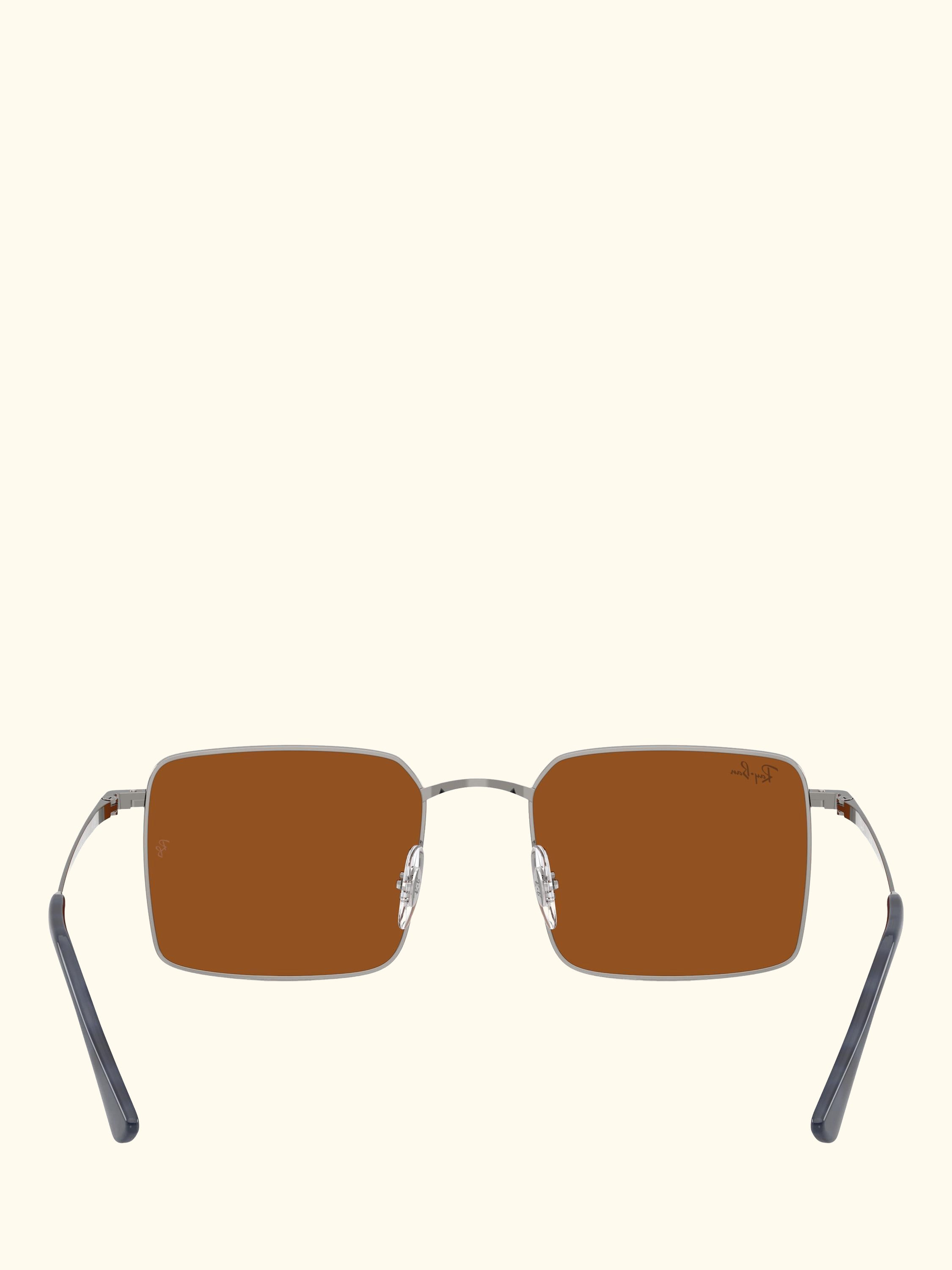 RB3782 Men's Idan Square Sunglasses, Gunmetal/Brown