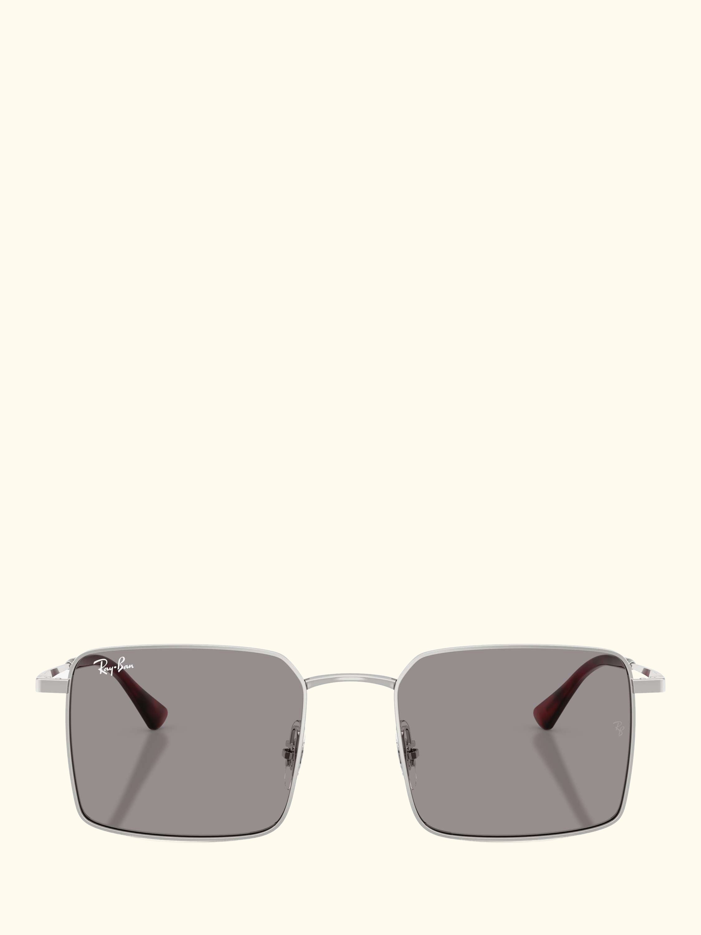 RB3782 Men's Idan Square Sunglasses, Silver/Grey