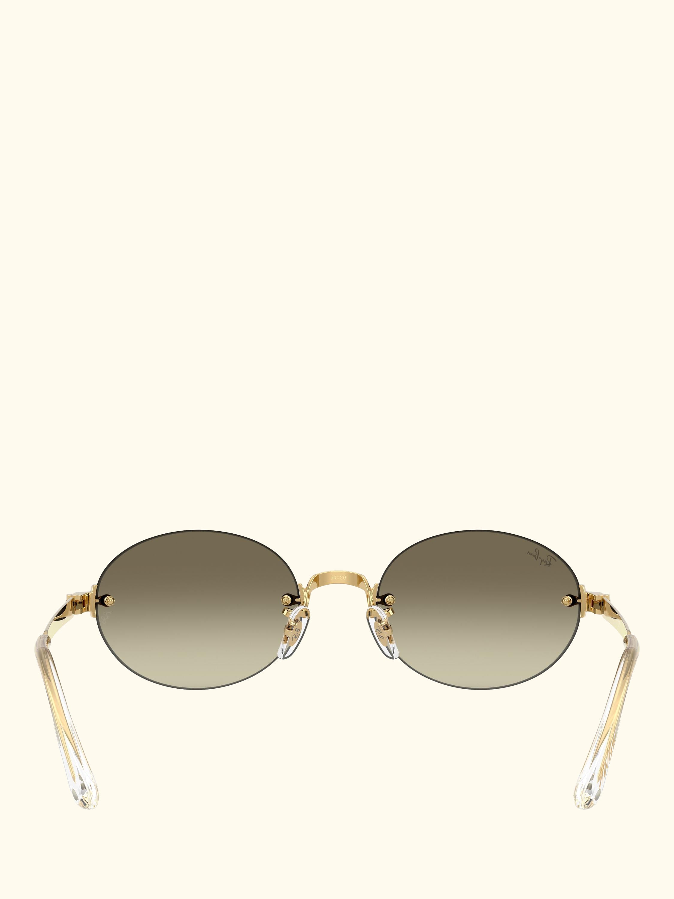 RB3929 Men's A$AP Rocky Oval Sunglasses, Arista Gold/Mirror Yellow