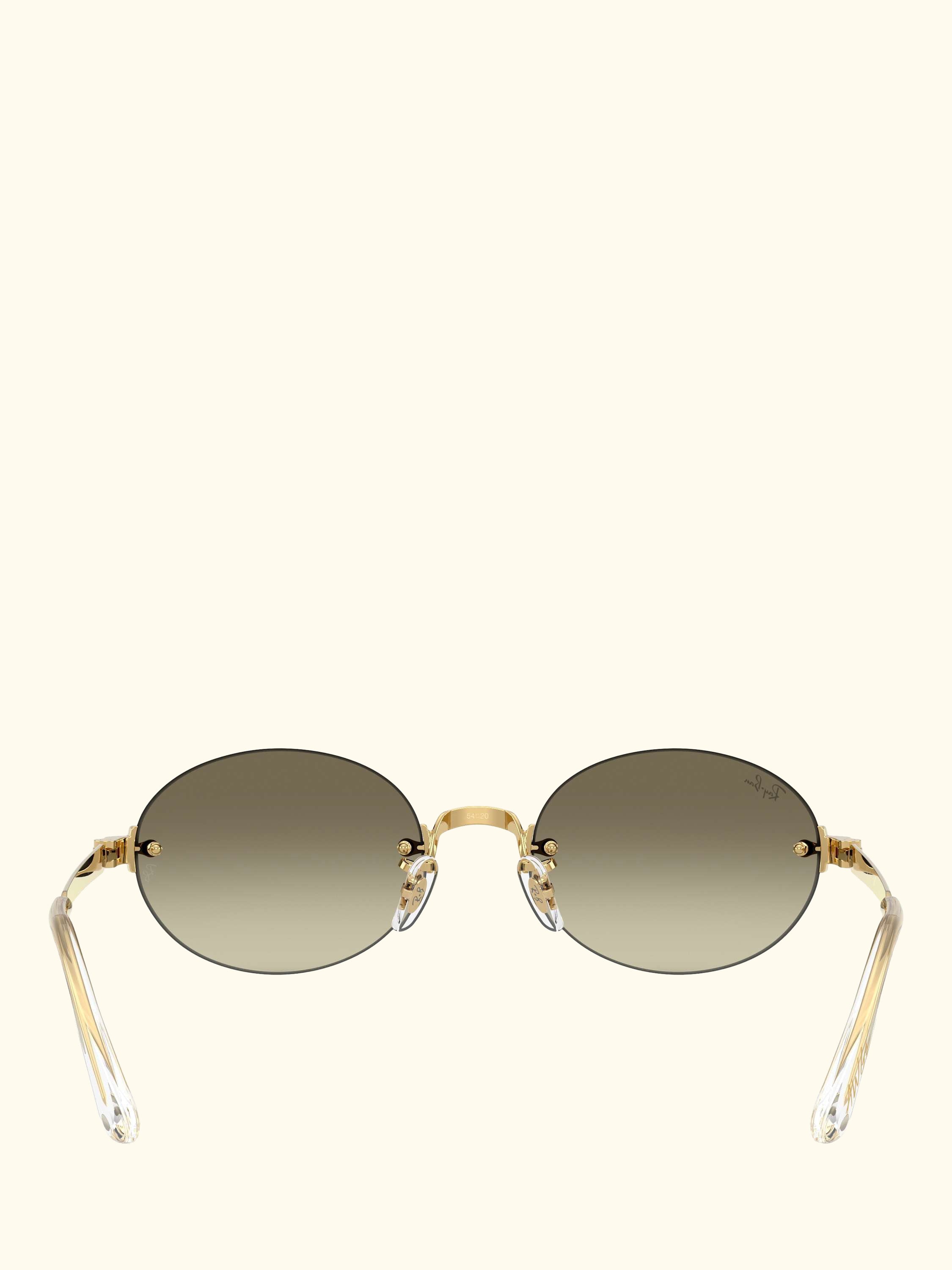 RB3929 Men's A$AP Rocky Oval Sunglasses, Arista Gold/Mirror Yellow