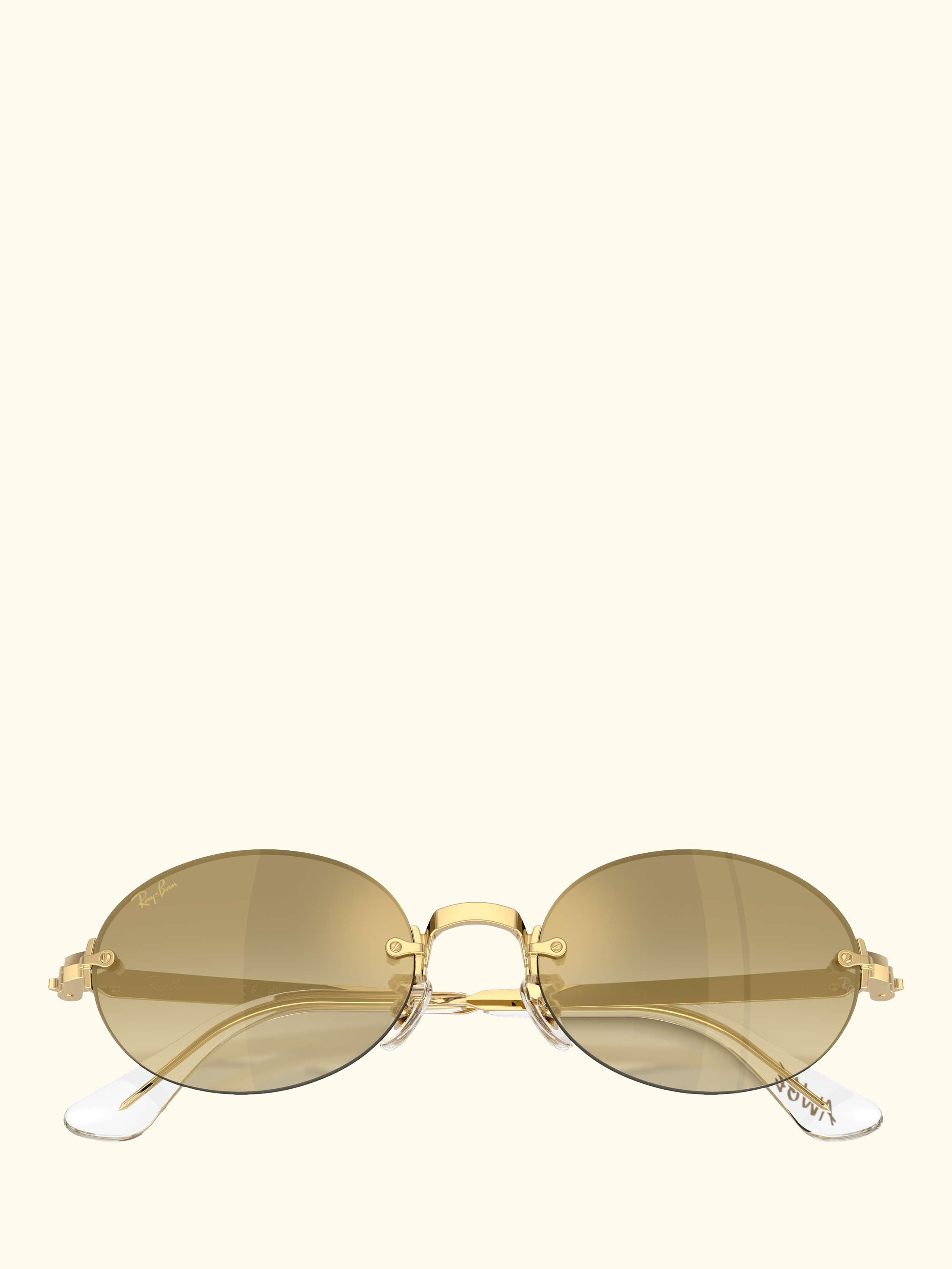 RB3929 Men's A$AP Rocky Oval Sunglasses, Arista Gold/Mirror Yellow
