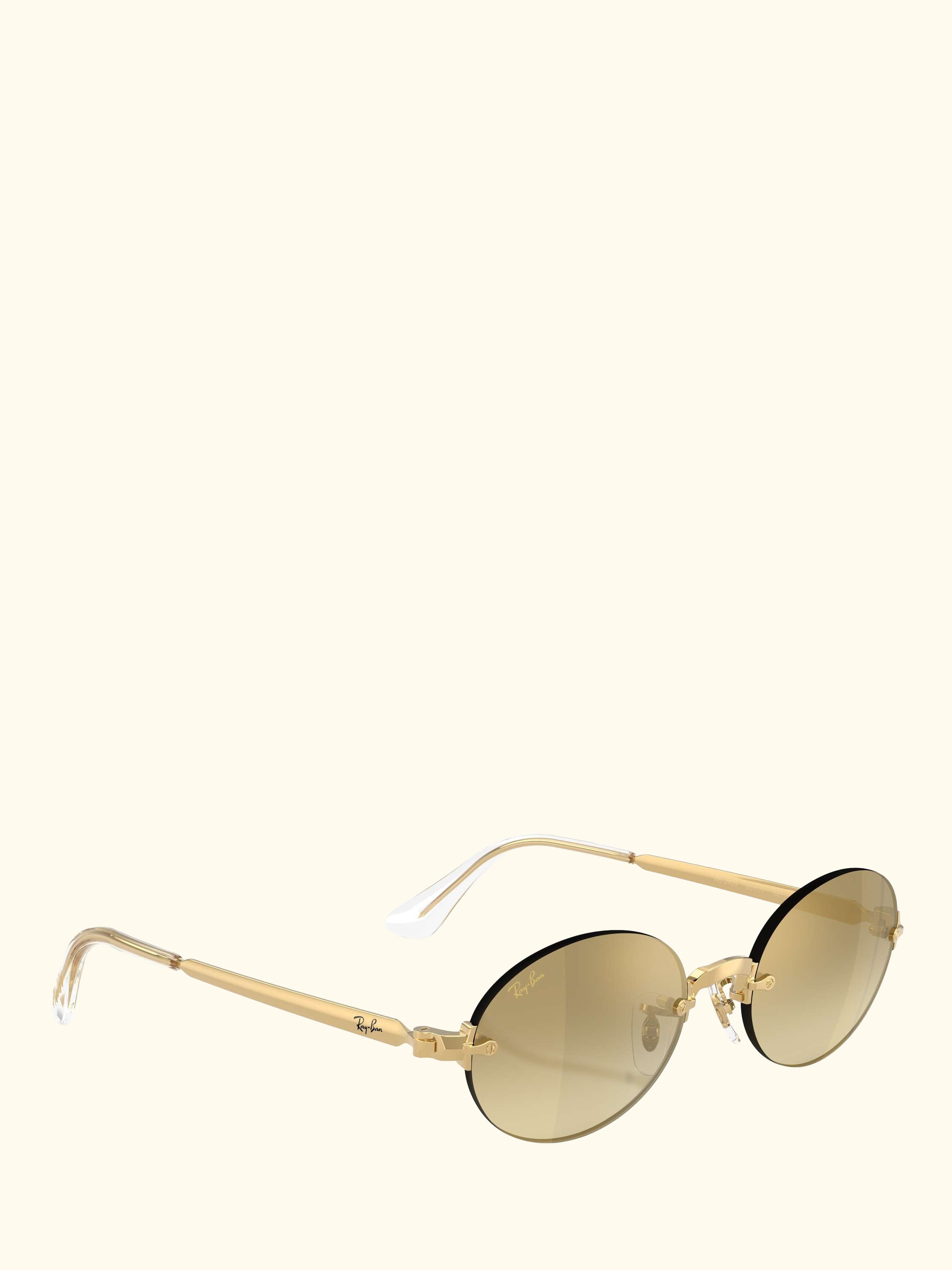 RB3929 Men's A$AP Rocky Oval Sunglasses, Arista Gold/Mirror Yellow