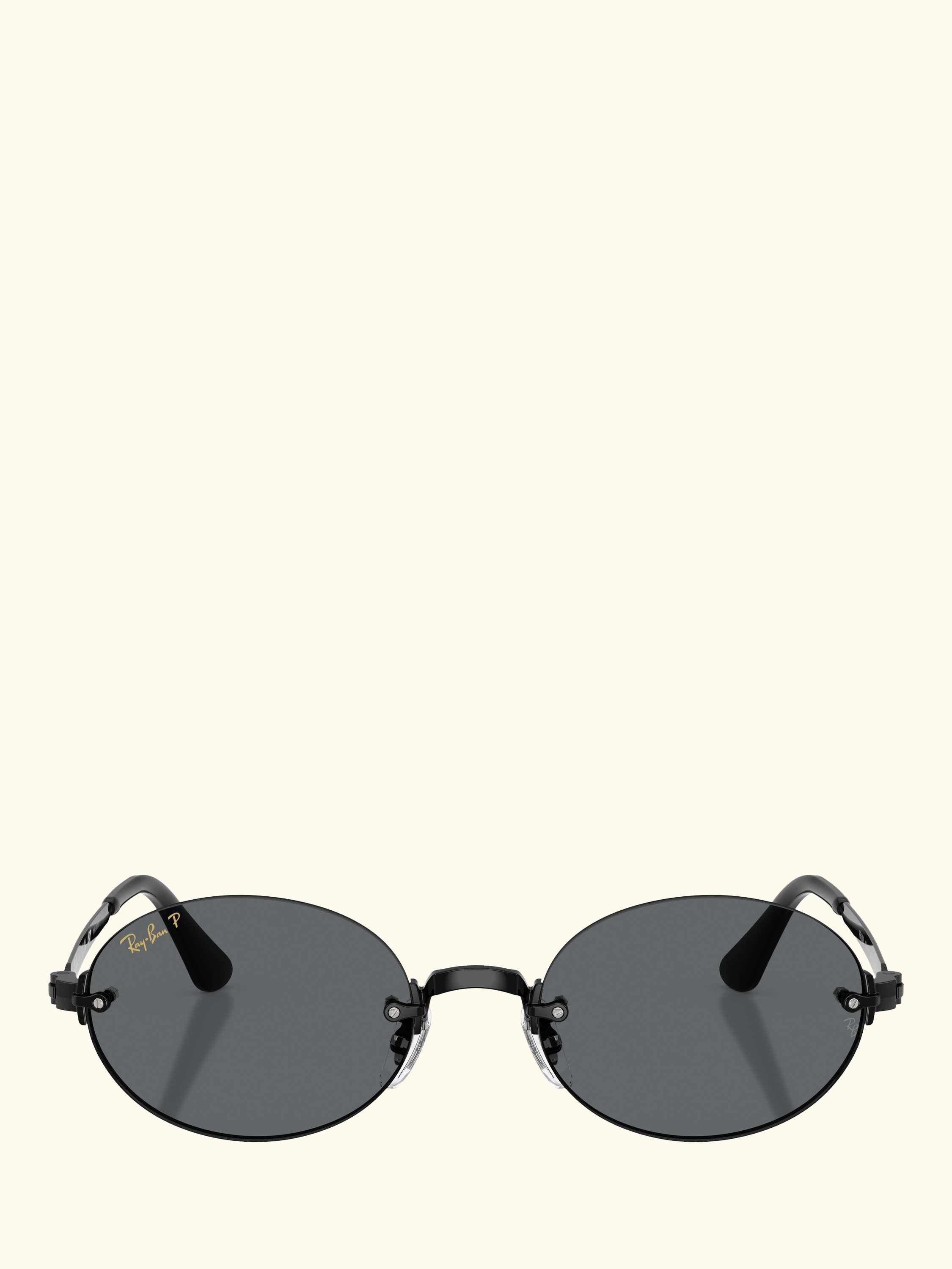 RB3929 Men's A$AP Rocky Polarised Oval Sunglasses, Black