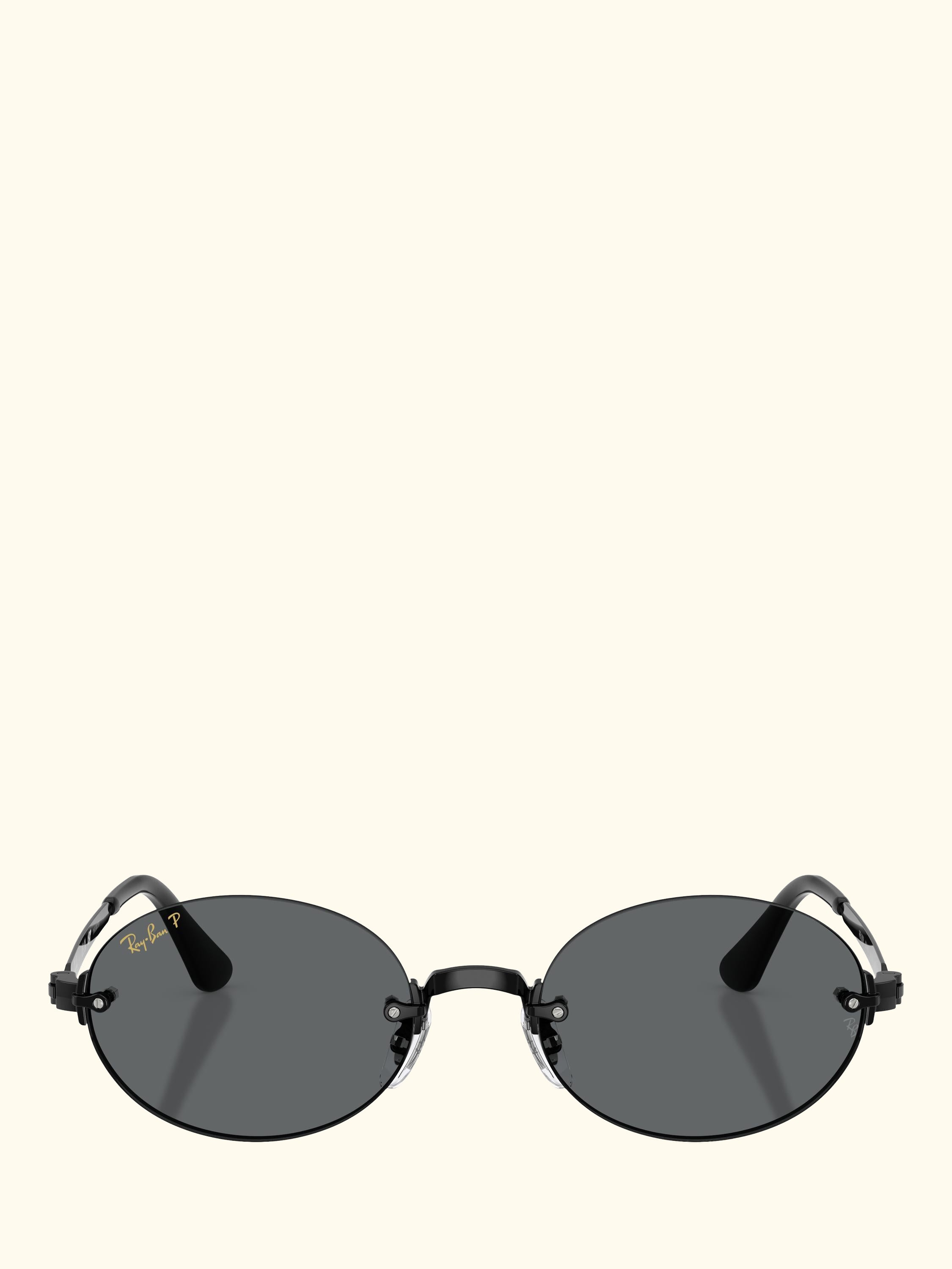 RB3929 Men's A$AP Rocky Polarised Oval Sunglasses, Black