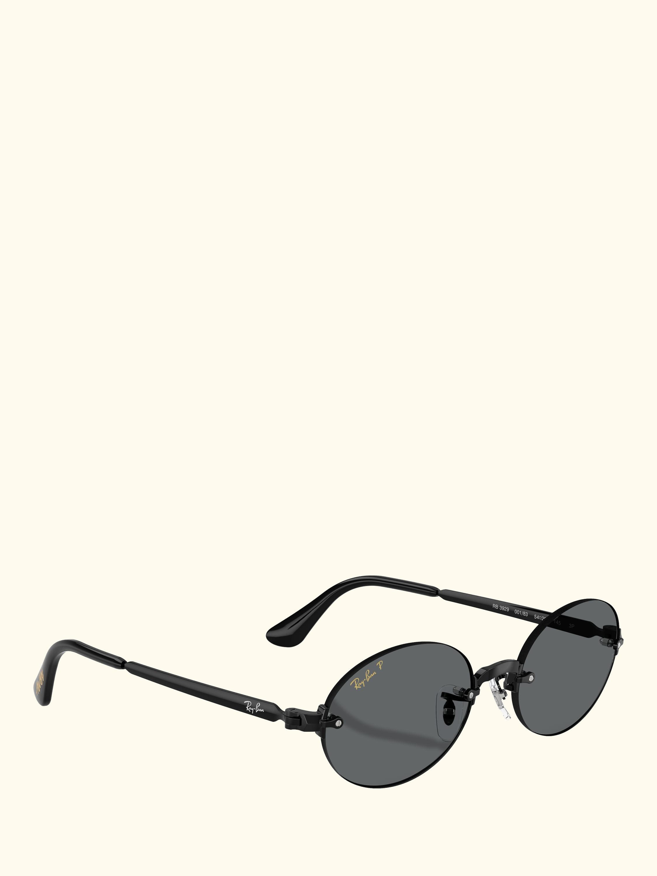 RB3929 Men's A$AP Rocky Polarised Oval Sunglasses, Black