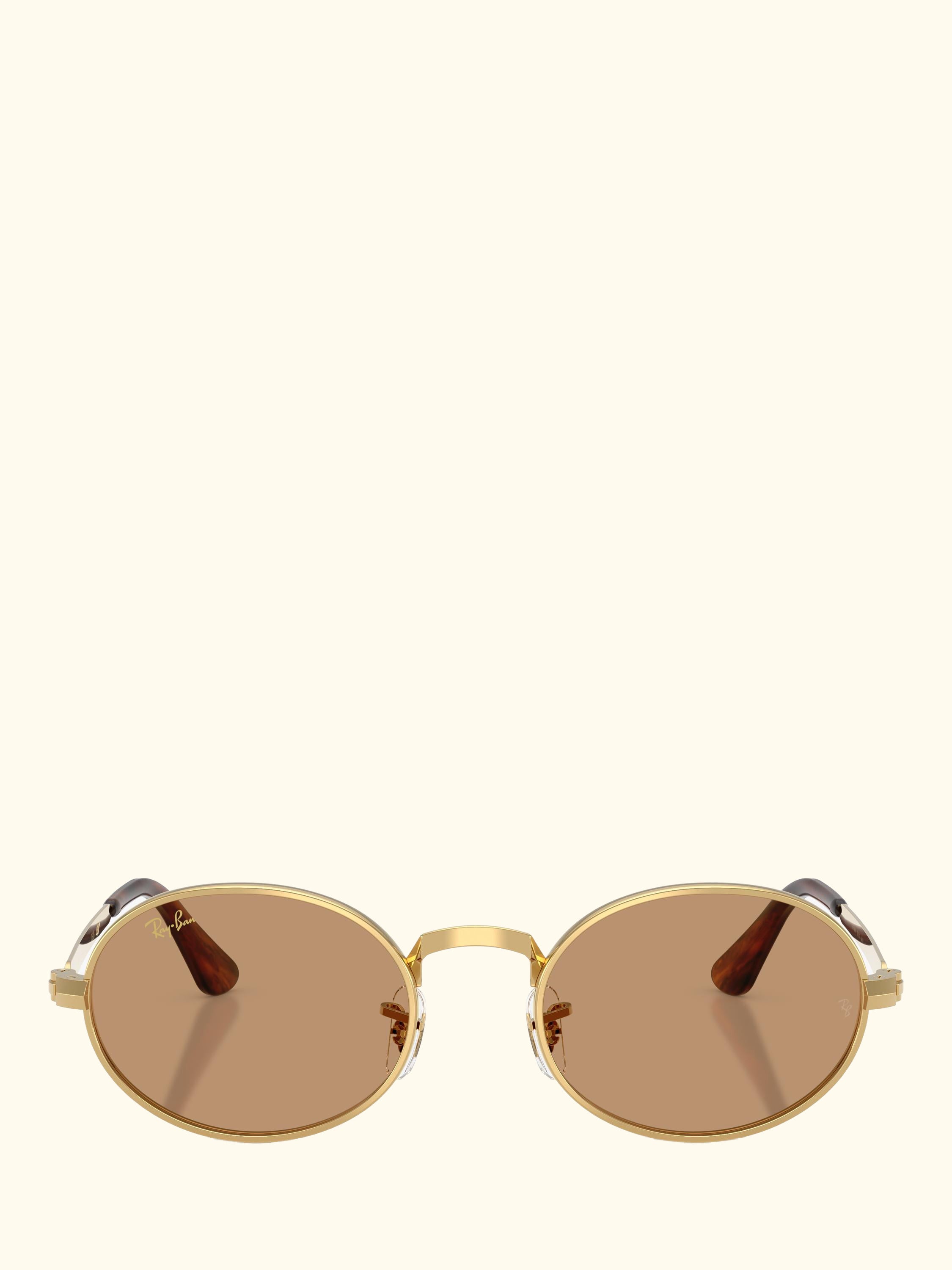 RB3931 Unisex Oval Sunglasses, Arista Gold