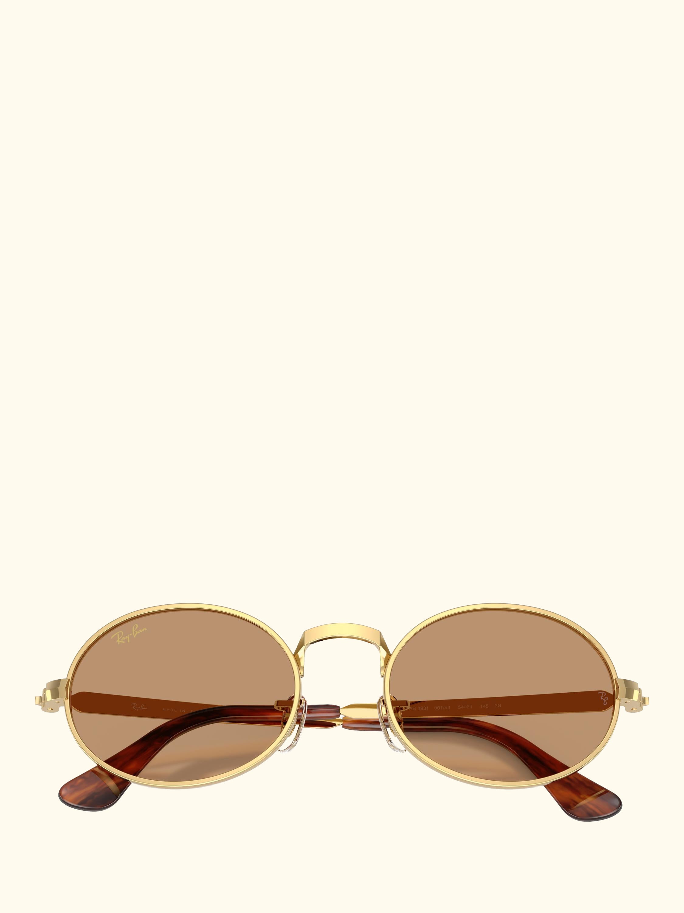 RB3931 Unisex Oval Sunglasses, Arista Gold