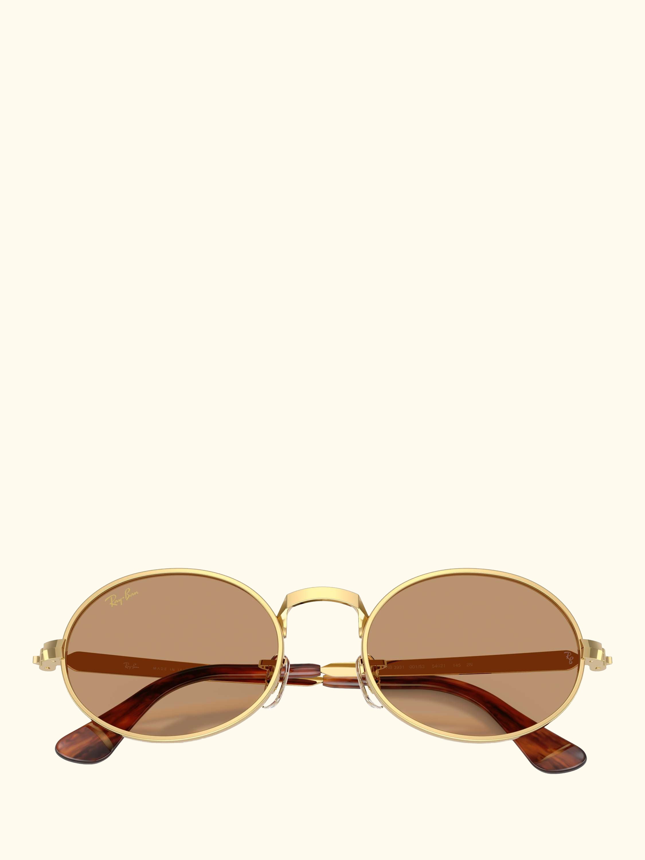 RB3931 Unisex Oval Sunglasses, Arista Gold