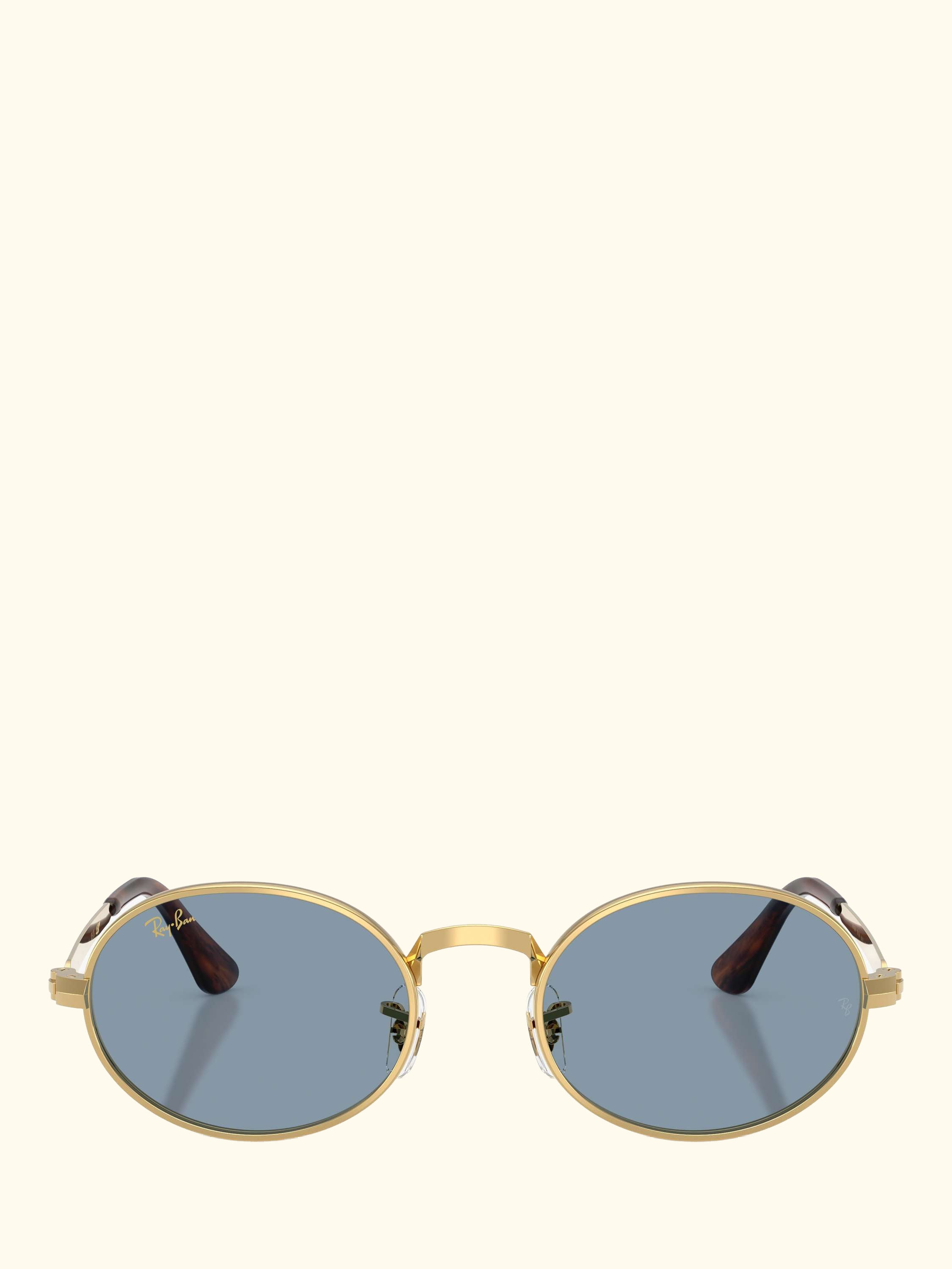 RB3931 Men's Oval Sunglasses, Arista Gold/Blue