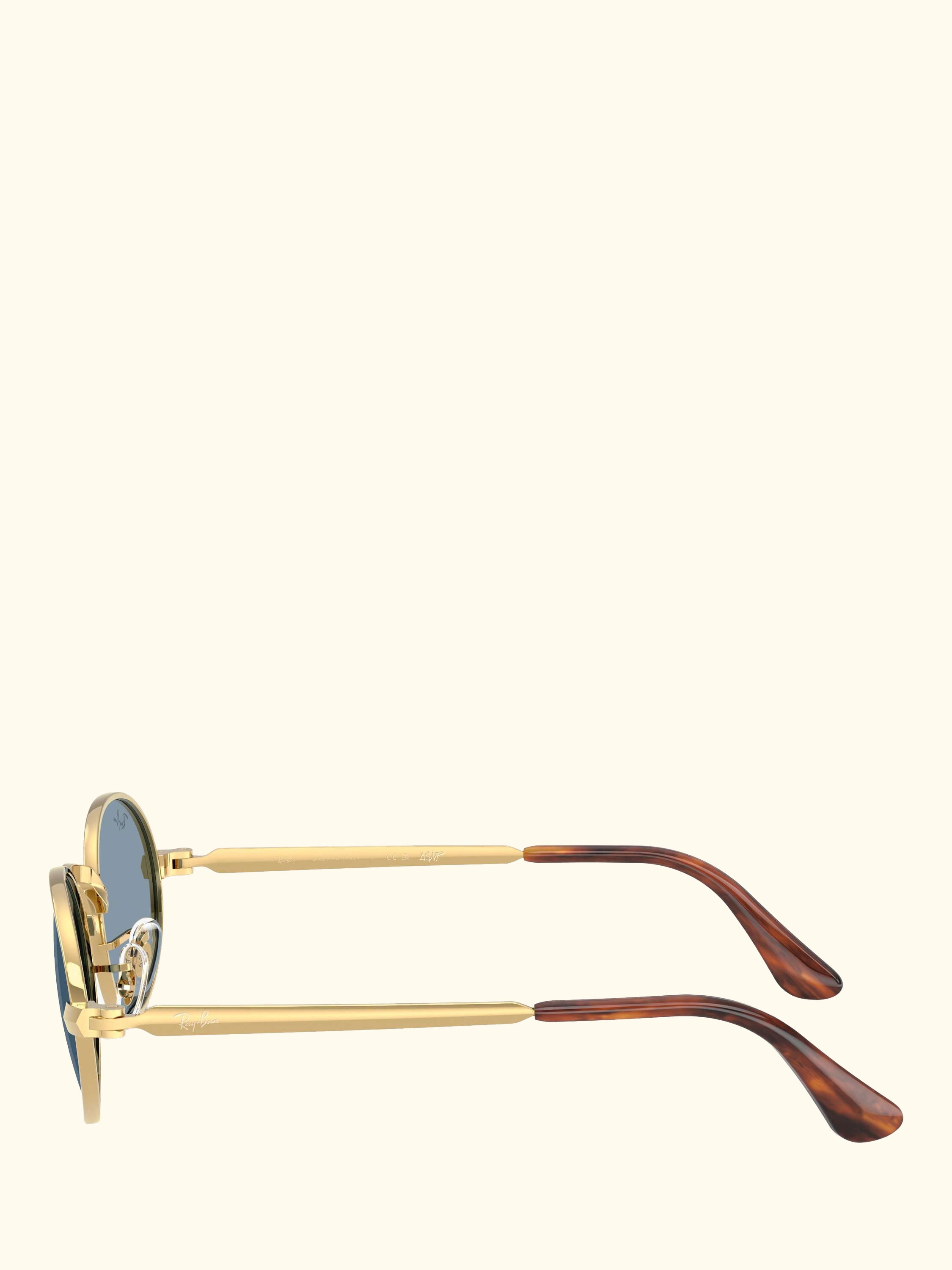 RB3931 Men's Oval Sunglasses, Arista Gold/Blue