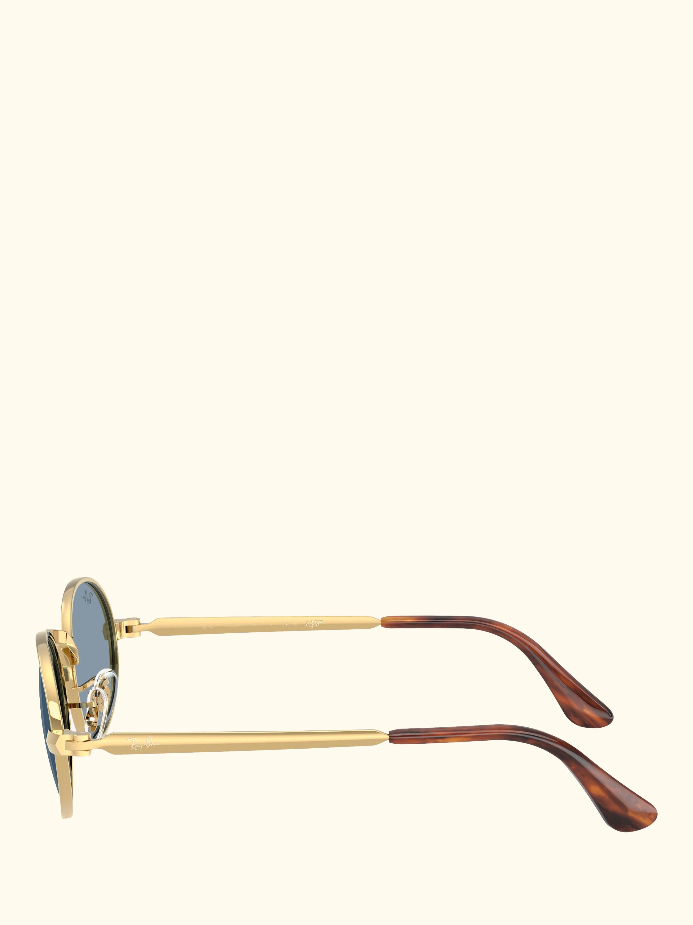 RB3931 Men's Oval Sunglasses, Arista Gold/Blue