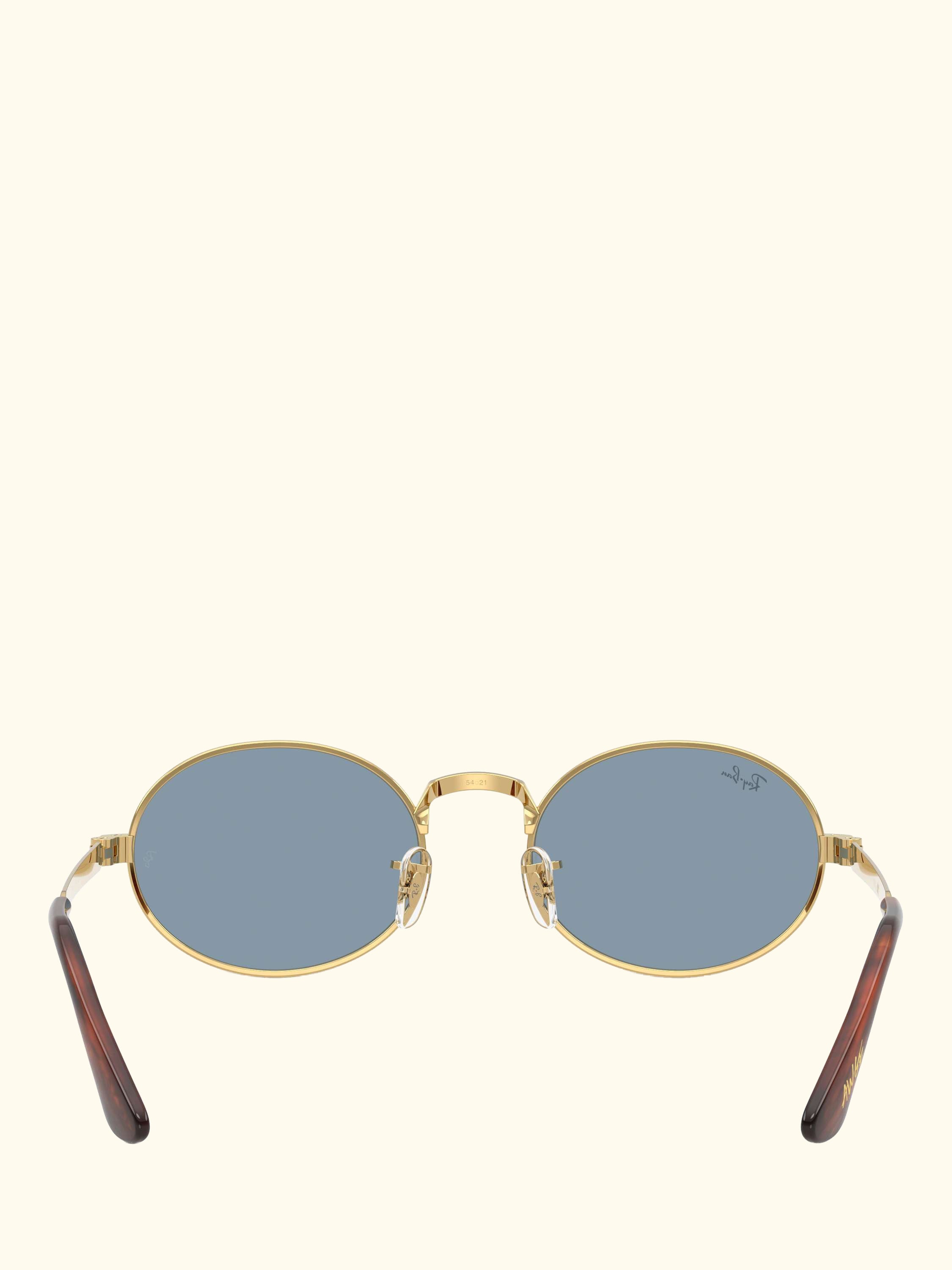 RB3931 Men's Oval Sunglasses, Arista Gold/Blue