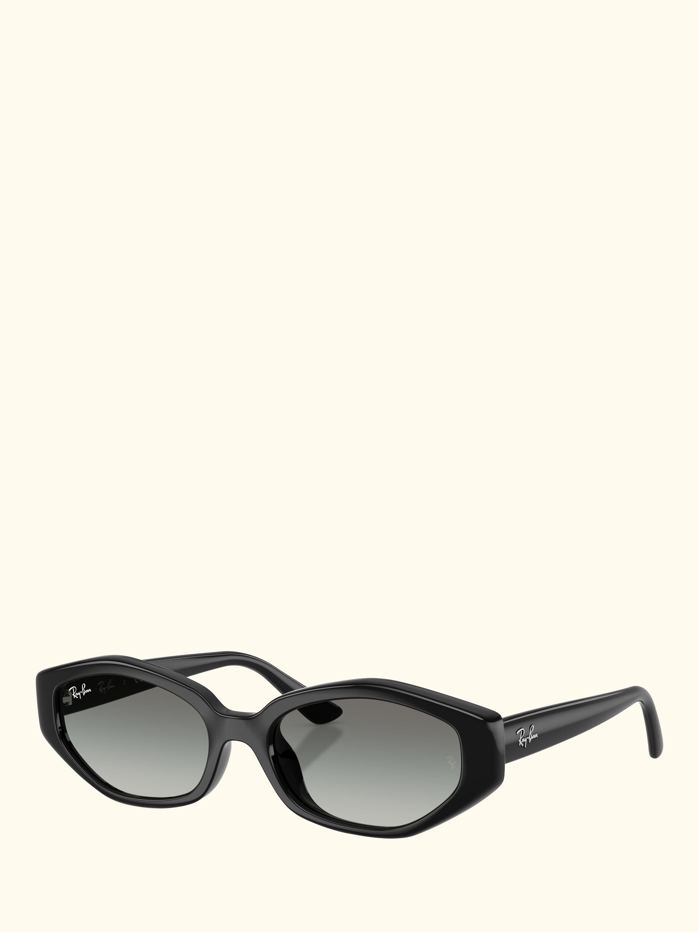RB4473D Men's Irregular Sunglasses, Black/Grey Gradient