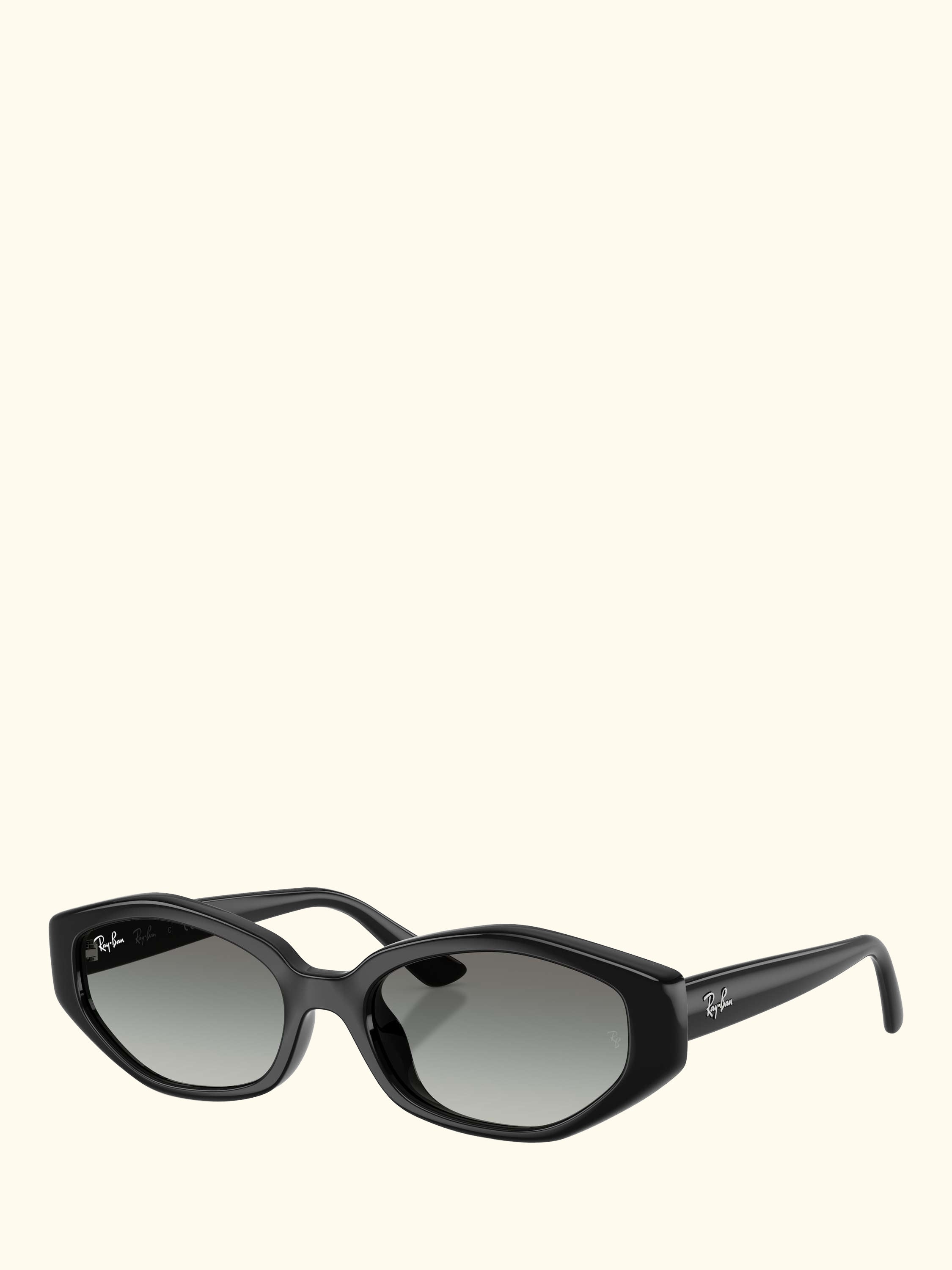 RB4473D Men's Irregular Sunglasses, Black/Grey Gradient