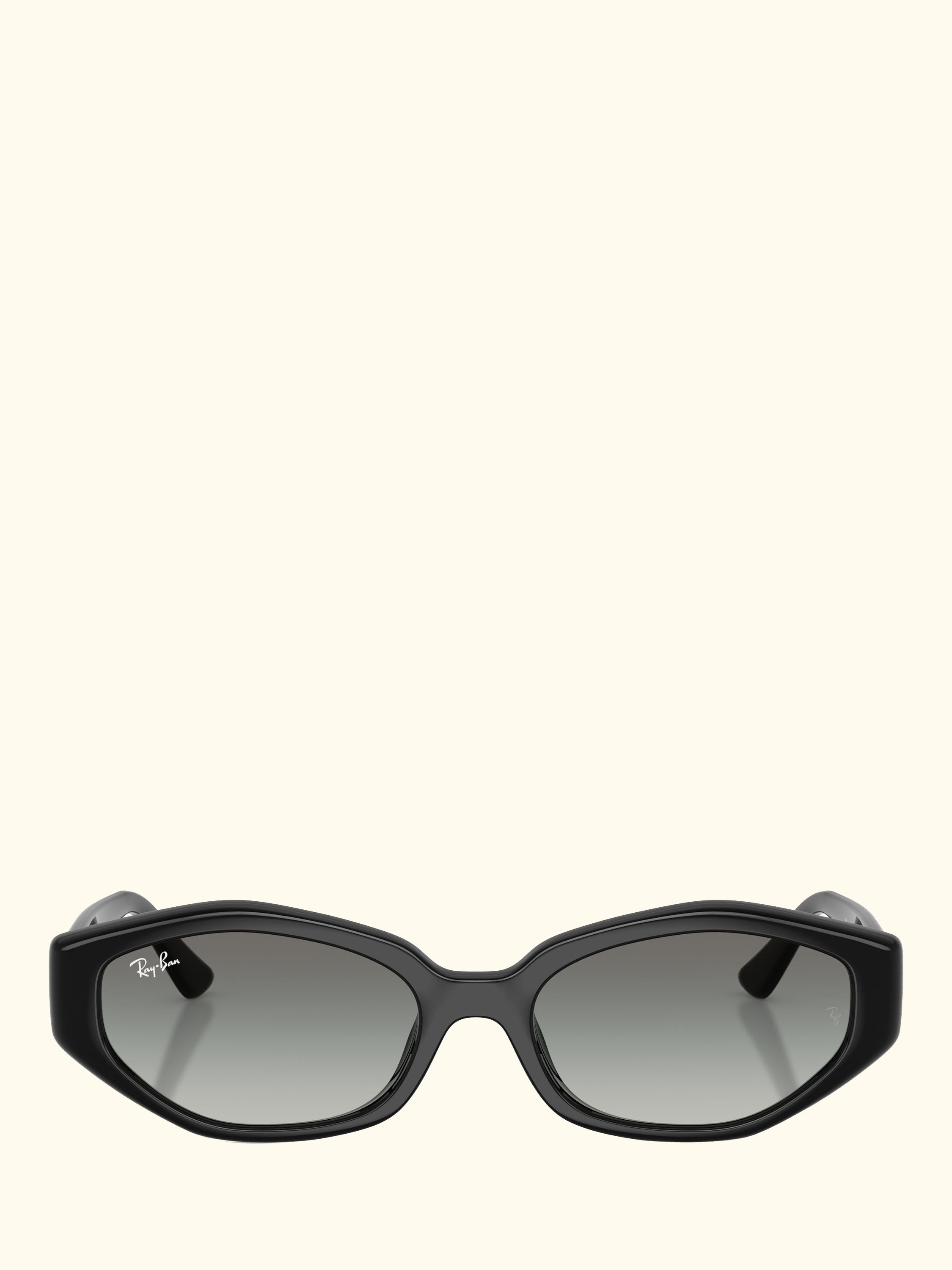 RB4473D Men's Irregular Sunglasses, Black/Grey Gradient