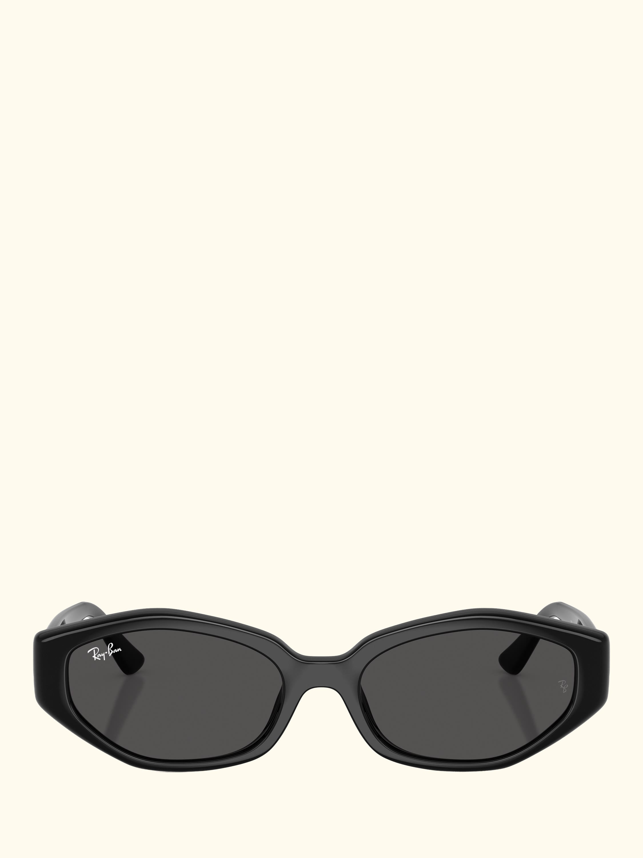 RB4473D Men's Irregular Sunglasses, Black